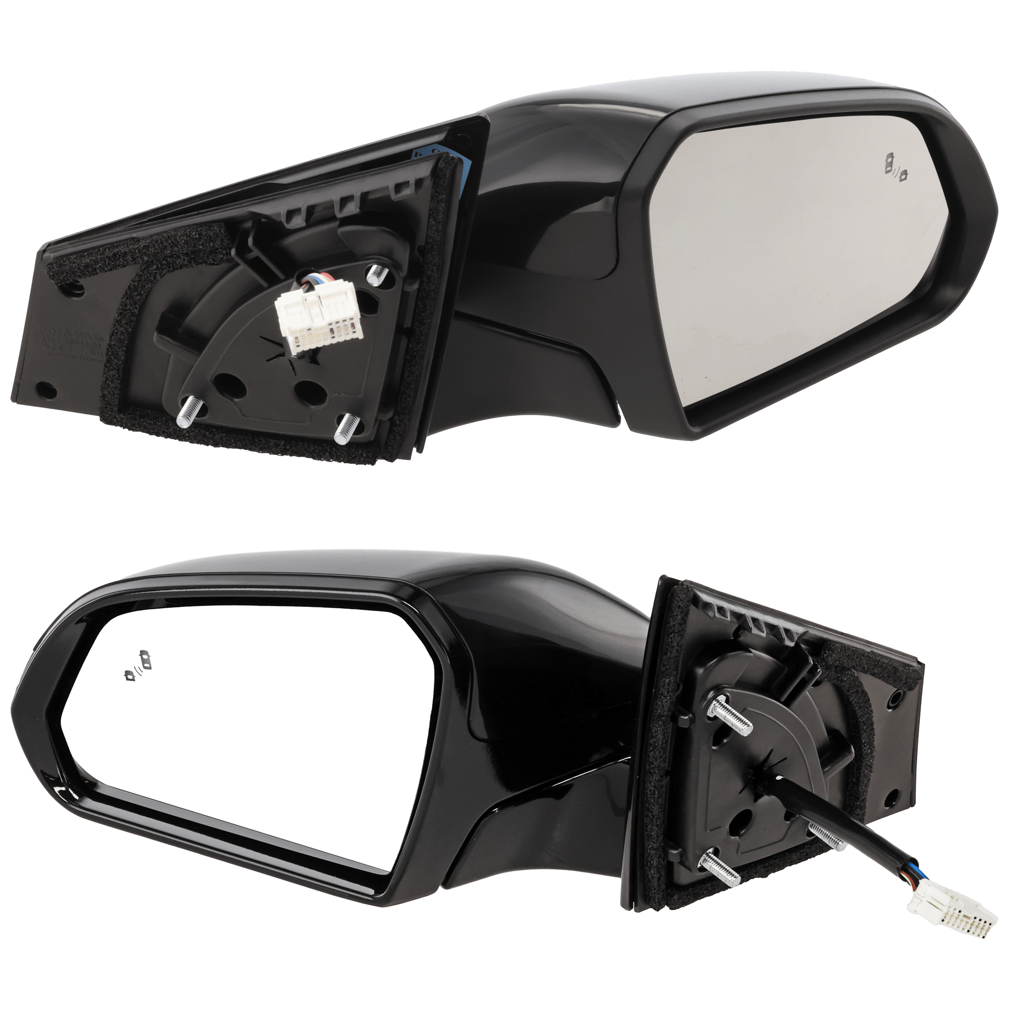 AM Mirror SKU SET JHY104ER S D Partslink HY1320228 HY1321236 OEM 87610C2060-87620C2020