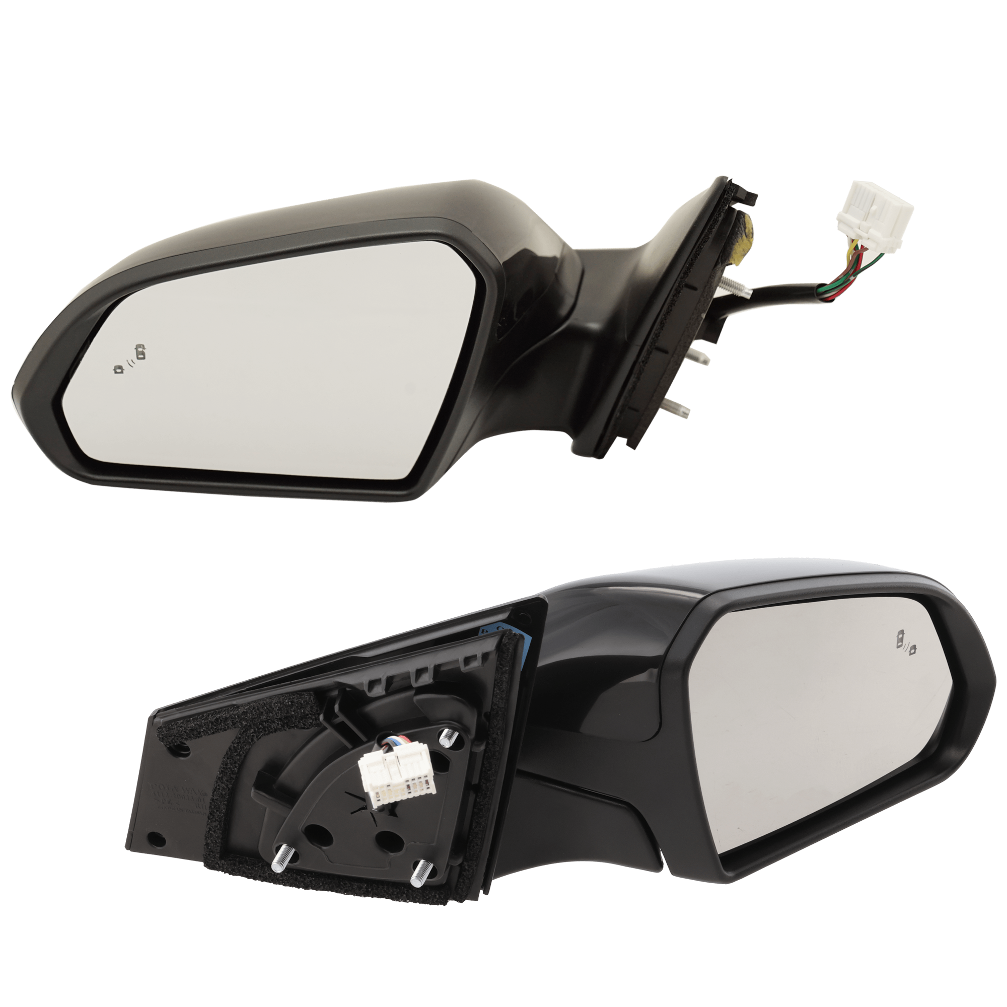 AM SONATA 15-17 MIRROR RH AND LH Power Manual Folding Heated Paintable w BSD and Signal Light No Memory SKU SET JHY104ER S Partslink HY1320236 HY1321236 OEM 87610C2020-87620C2020