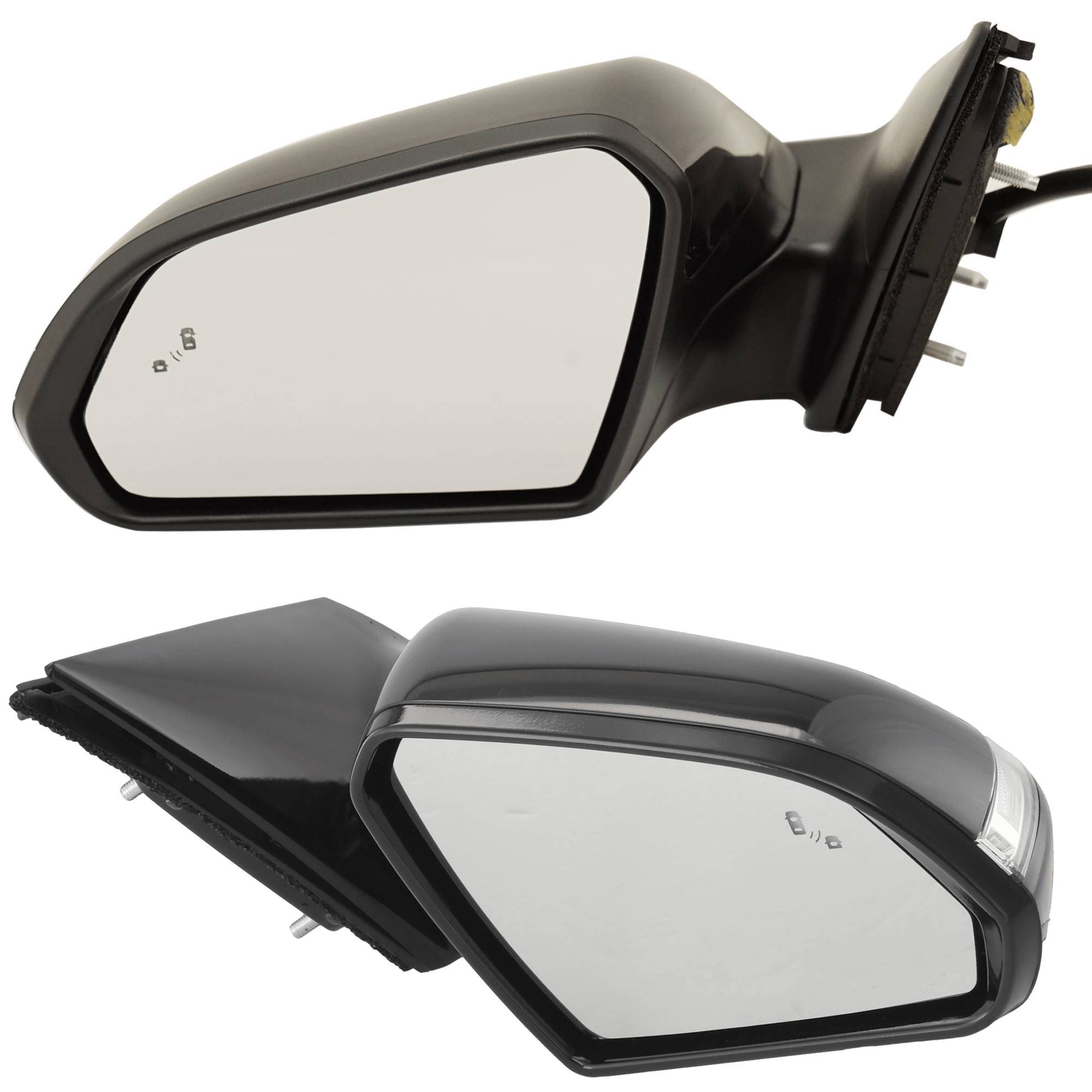AM Mirror SKU SET JHY105ER S D Partslink HY1320236 HY1321228 OEM 87610C2020-87620C2060