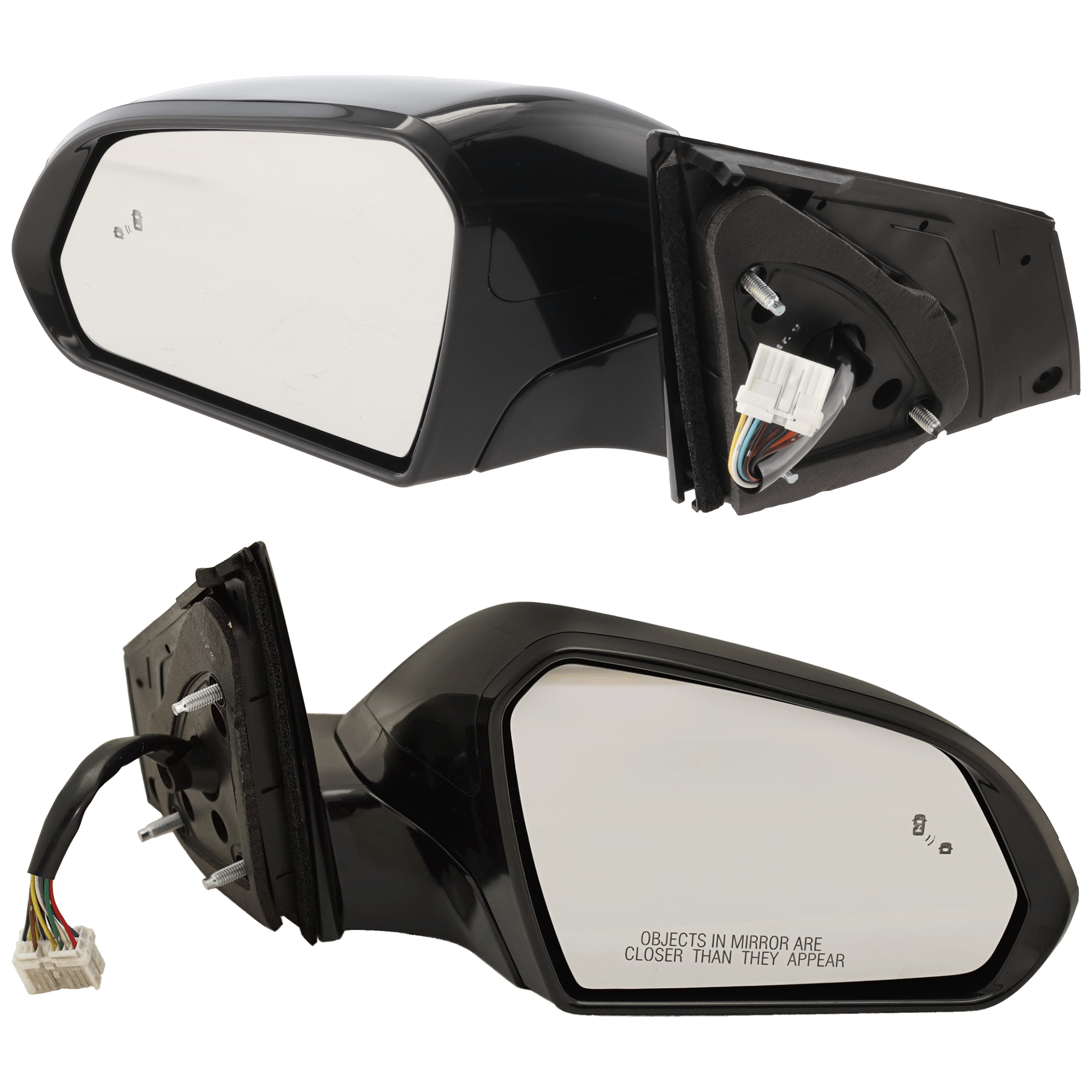 AM SONATA 15-17 MIRROR RH AND LH Power Manual Folding Heated Paintable w BSD Memory and Signal Light SKU SET JHY106ER S Partslink HY1320229 HY1321229 OEM 87610C2070-87620C2070