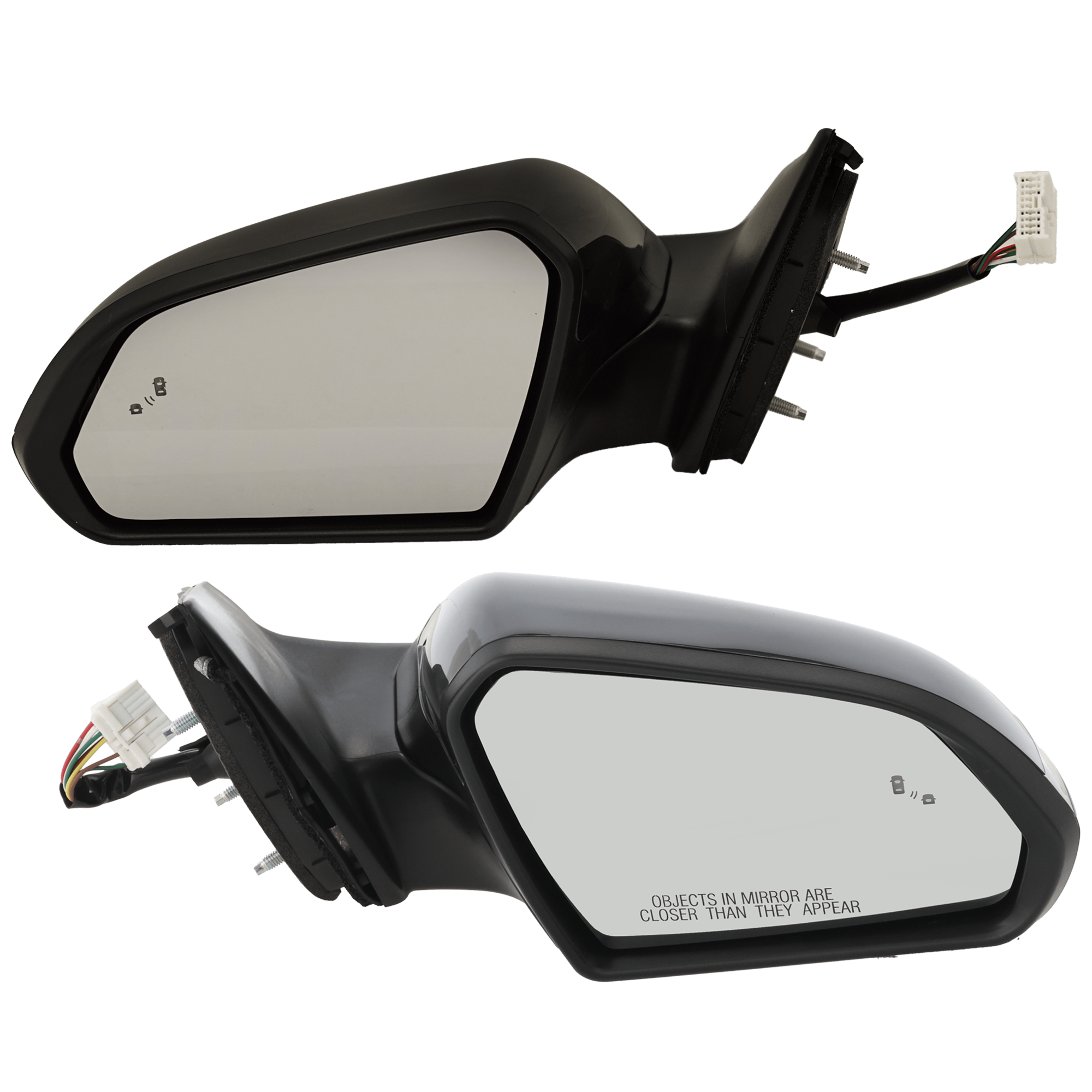 AM SONATA 18-19 MIRROR RH AND LH Power Manual Folding Heated Paintable w BSD and Signal Light No Memory SKU SET JHY107ER S Partslink HY1320238 HY1321238 OEM 87610C2520-87620C2520