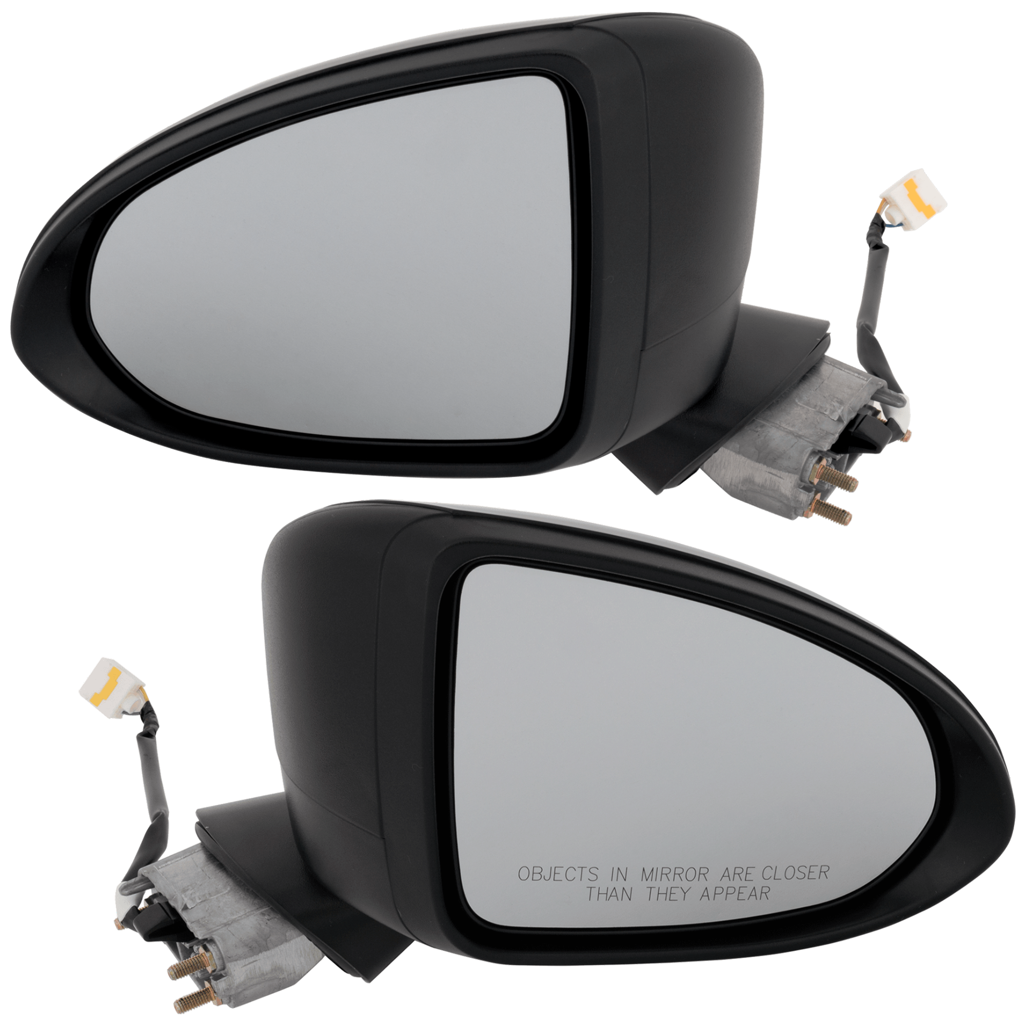 AM SONATA 20-22 MIRROR RH AND LH Power Manual Folding Non Heated Paintable No Auto dimming BSD and Signal Light SE Model SKU SET JHY114ER Partslink HY1320272 HY1321272 OEM 87610L0000-87620L0000