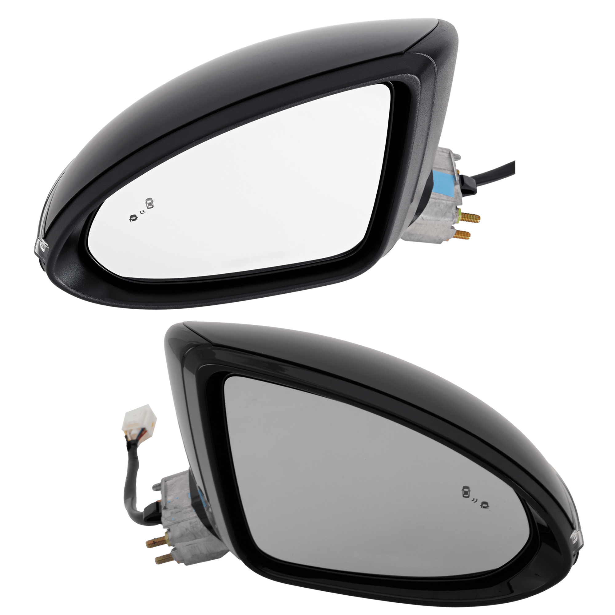 AM Mirror SKU SET JHY128ER S A Partslink HY1320274 HY1321273 OEM 87610L0010-87620L0040