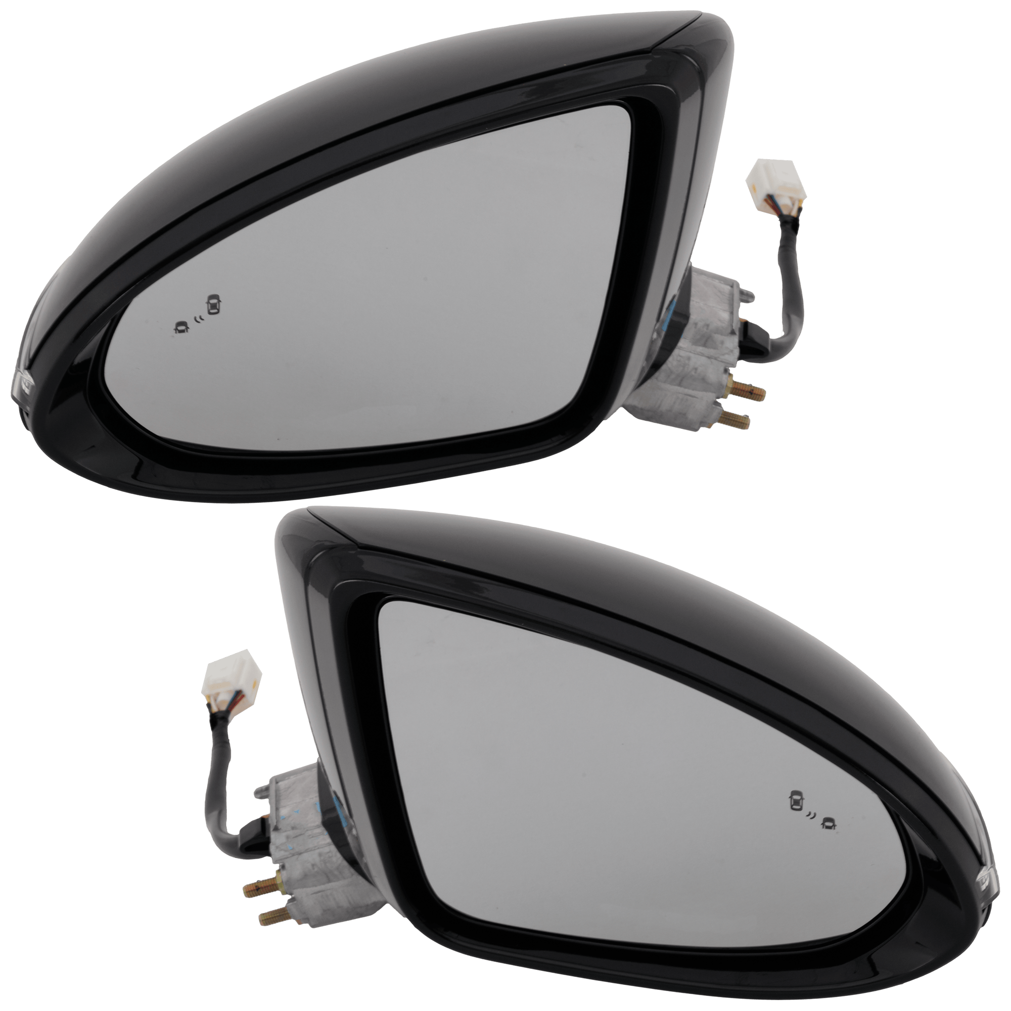AM SONATA 20-22 MIRROR RH AND LH Power Manual Folding Heated w Blind Spot Detection Signal Light No Auto dimming Memory Puddle Light N Line SEL Plus Sport Model SKU SET JHY128ER S Partslink HY1320273 HY1321273 OEM 87610L0040-87620L0040