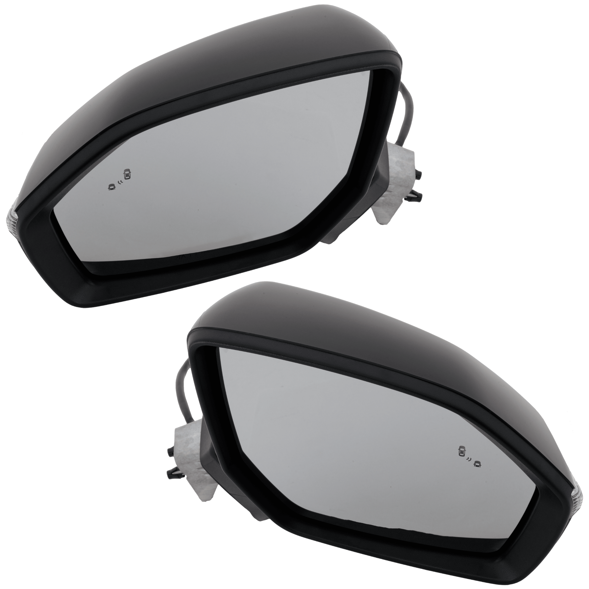 AM PALISADE 20-22 MIRROR RH AND LH Power Manual Folding Heated Paintable w Blind Spot Detection Signal Light No Auto dimming Memory Puddle Light SEL w Standard Equipment SE Model SKU SET JHY132ER S Partslink HY1320276 HY1321276 OEM 87610S8140-87620S8140
