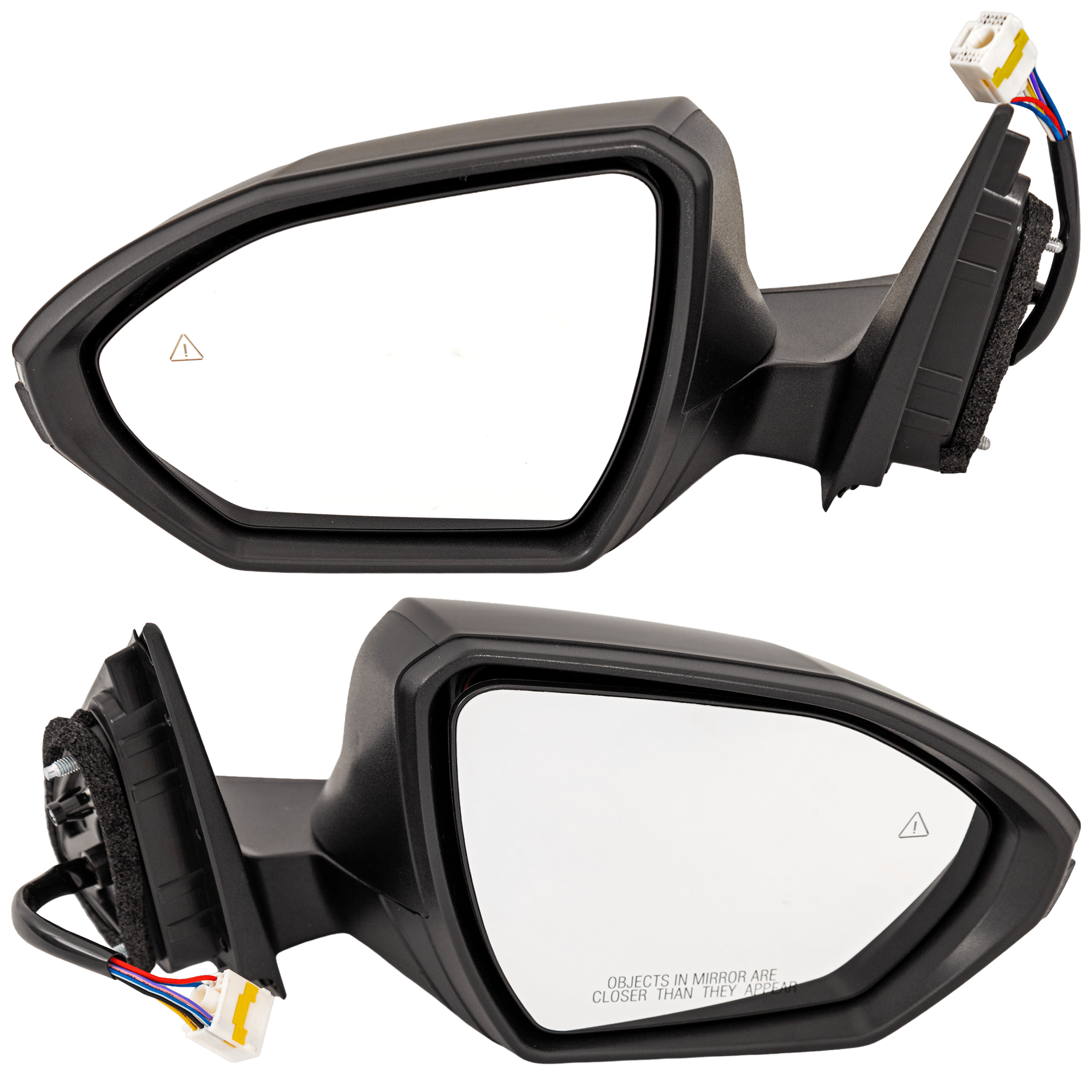 AM TUCSON 22-24 MIRROR RH AND LH Power Manual Folding Non Heated Paintable w o Auto Dimming w BSD and Signal Lamp w o Memory and Puddle Light USA Built Vehicle SKU SET JHY153ER Partslink HY1320336 HY1321336 OEM 87610CW070-87620CW070