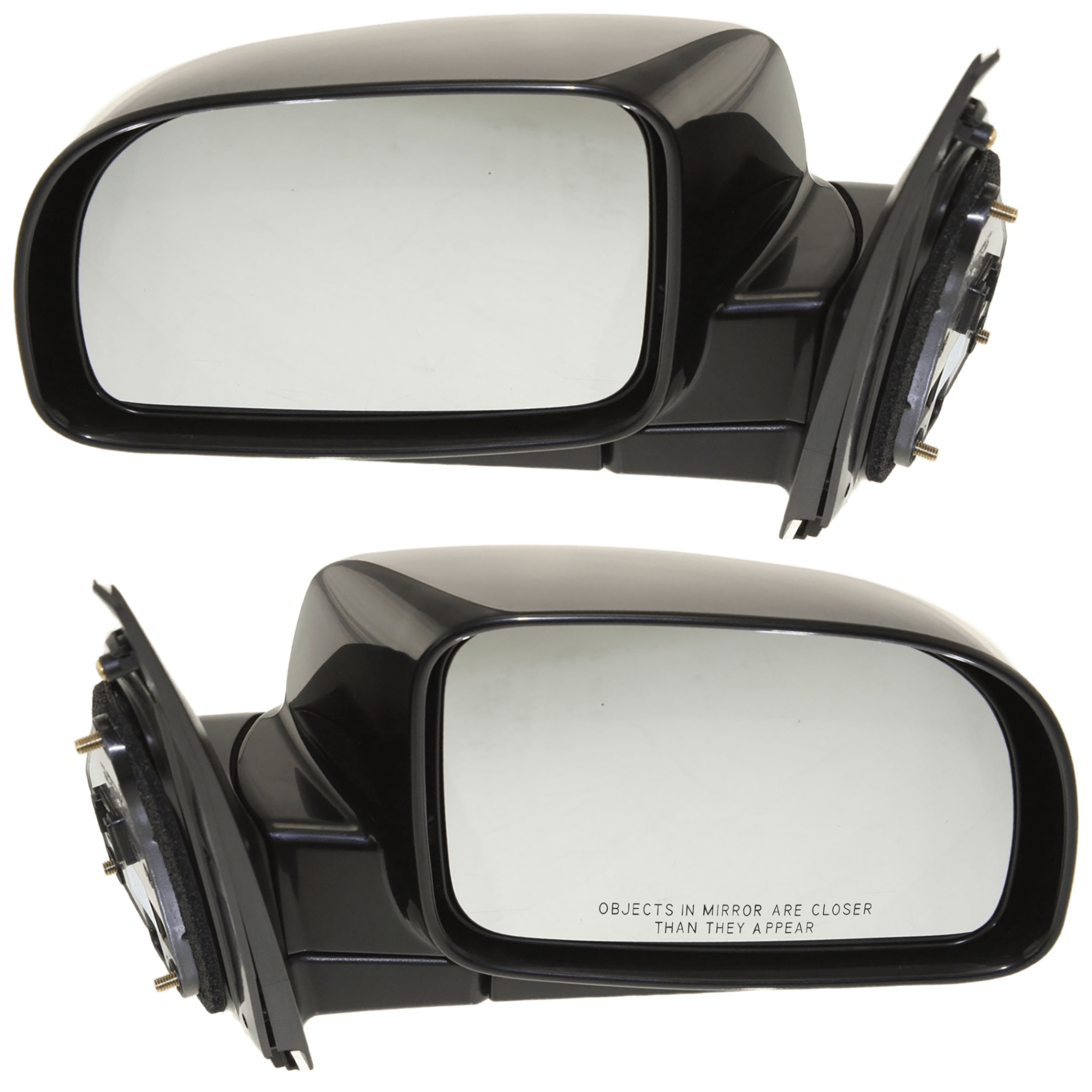 AM SANTA FE 07-12 MIRROR RH AND LH Power Manual Folding Heated Paintable SKU SET JHY21ER Partslink HY1320156 HY1321156 OEM 876100W000-876200W000
