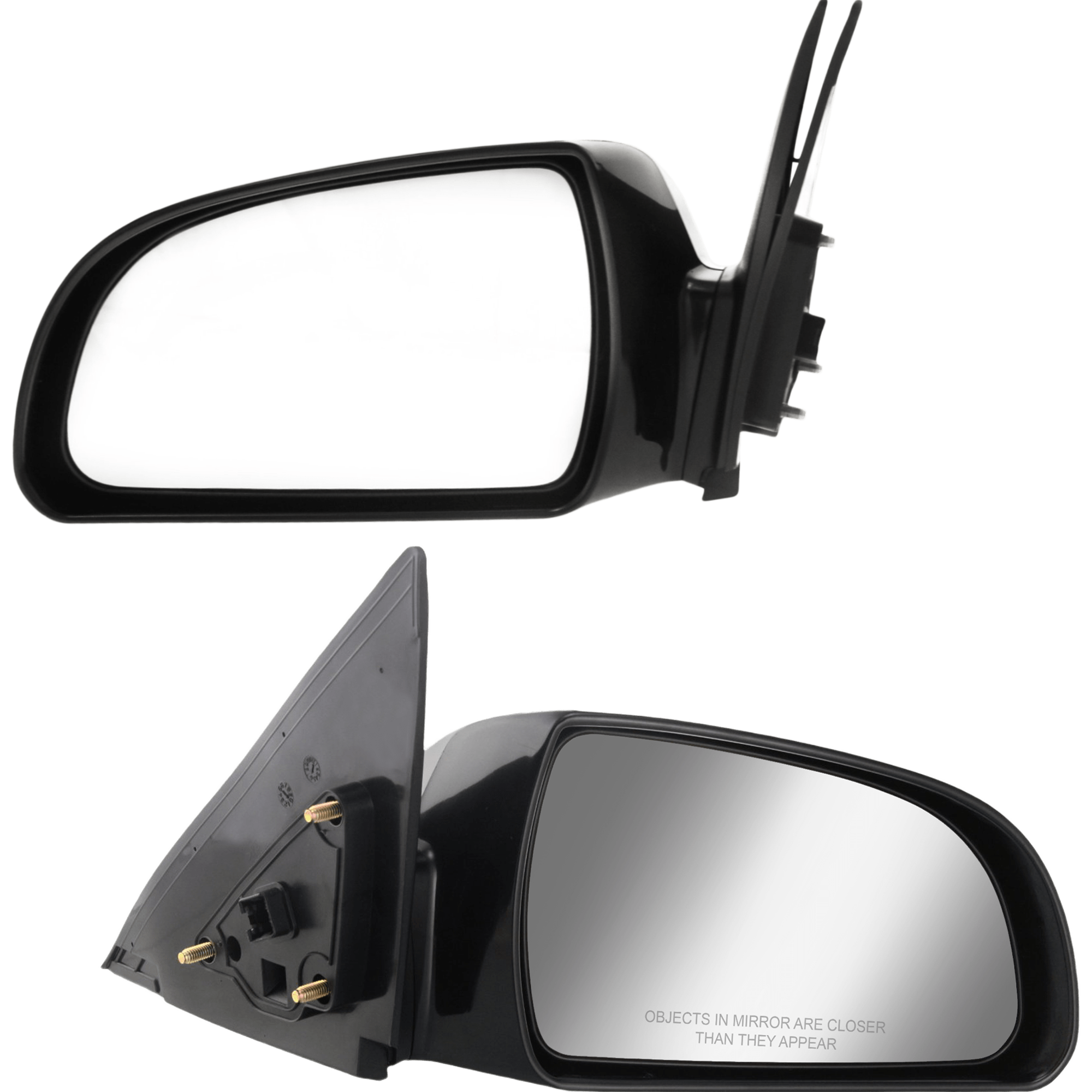 AM SONATA 06-10 MIRROR RH AND LH Power Non Folding Heated Paintable SKU SET JHY22ER Partslink HY1320149 HY1321149 OEM 876100A000-876200A000