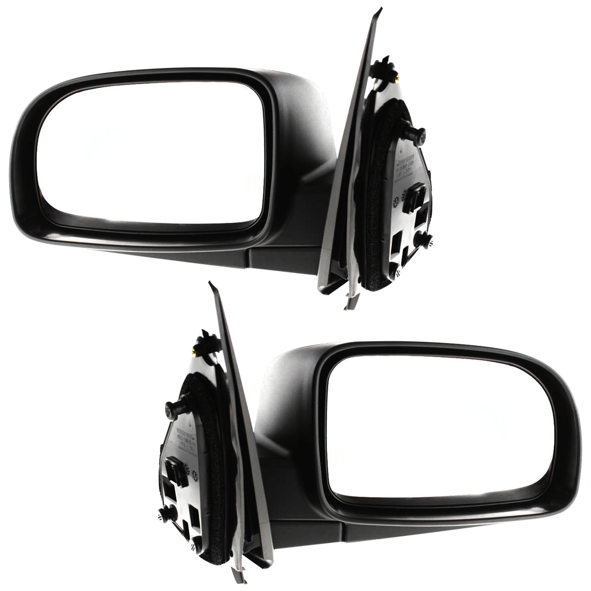 AM SANTA FE 07-09 MIRROR RH AND LH Power Manual Folding Non Heated Textured SKU SET JHY28ER Partslink HY1320161 HY1321161 OEM 876100W110-876200W110
