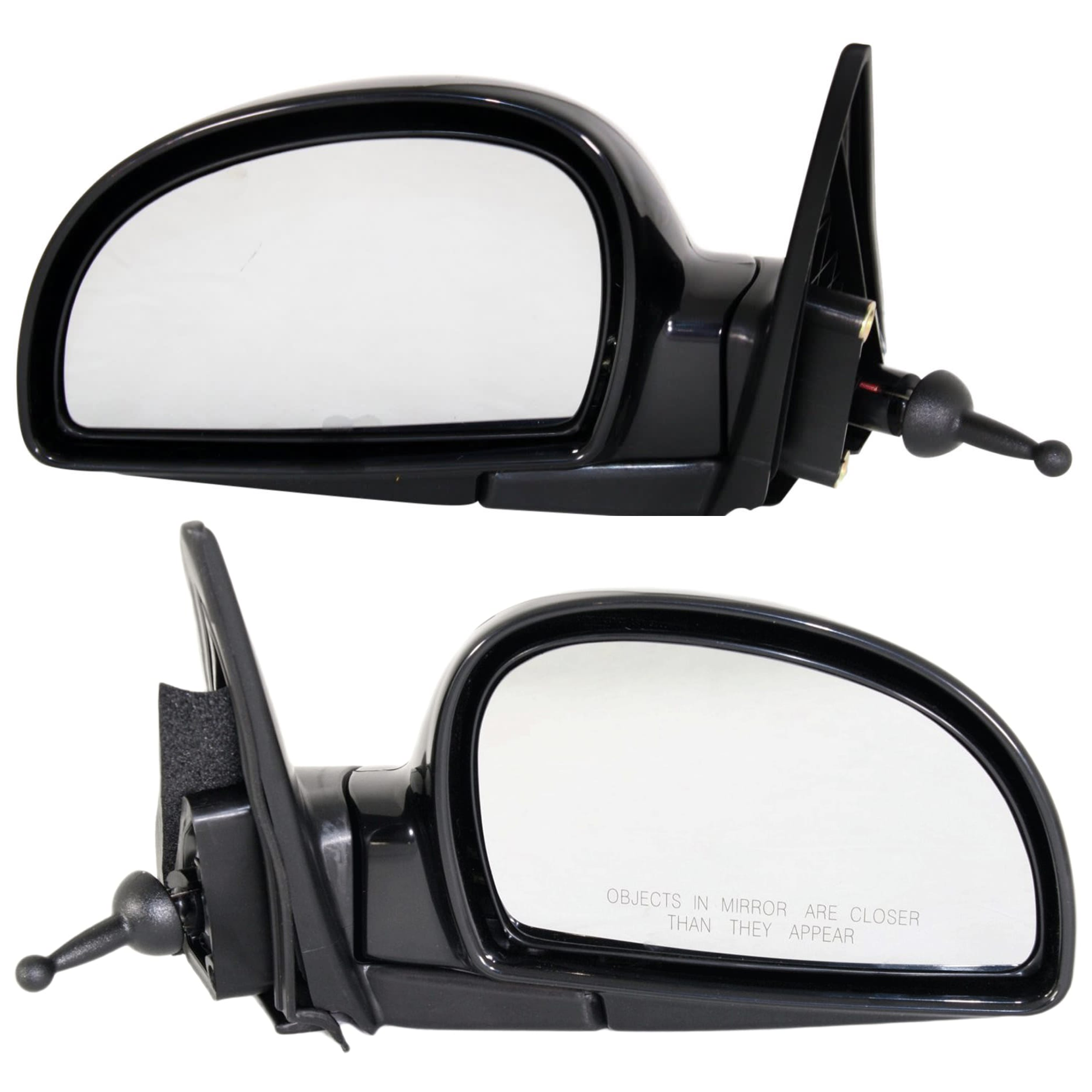 AM ACCENT 02-06 MIRROR RH AND LH Manual Adjust Manual Folding Non Heated Paintable No Auto dimming BSD Memory and Signal Light SKU SET JHY36R Partslink HY1320140 HY1321140 OEM 8761025710-8762025720