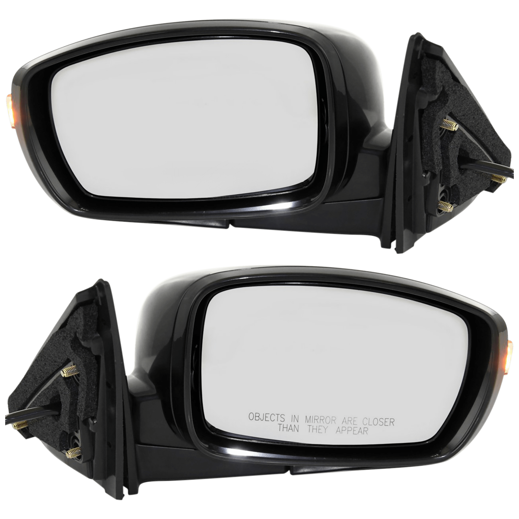 AM GENESIS 09-14 MIRROR RH AND LH Power Manual Folding Heated Paintable w Signal Light Sedan SKU SET JHY59ER S Partslink HY1320198 HY1321198 OEM 876103M520-876103M500-876203M5