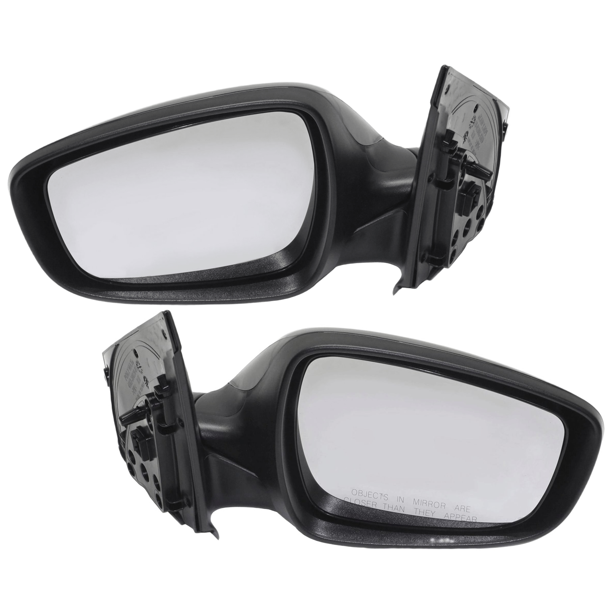 AM ACCENT 12-17 MIRROR RH AND LH Power Manual Folding Non Heated Paintable w In housing Signal Light No Auto dimming BSD and Memory SKU SET JHY62ER S Partslink HY1320182 HY1321182 OEM 876101R240-876201R240
