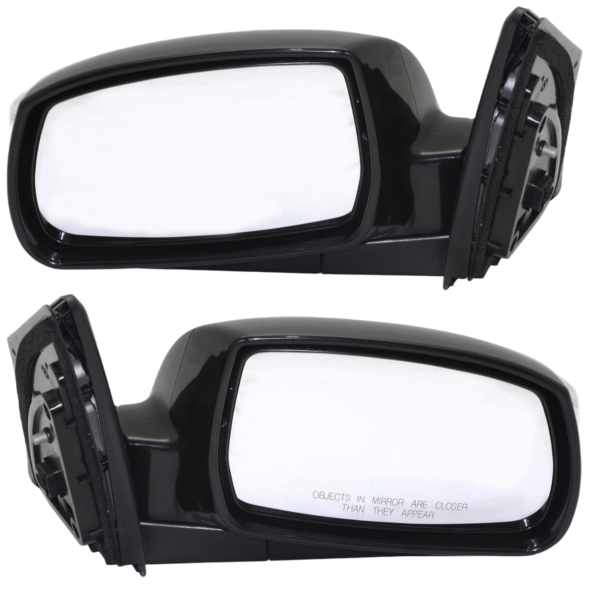 AM TUCSON 10-15 MIRROR RH AND LH Power Manual Folding Non Heated Paintable w Signal Light SKU SET JHY63ER S Partslink HY1320177 HY1321177 OEM 876102S040-876202S040