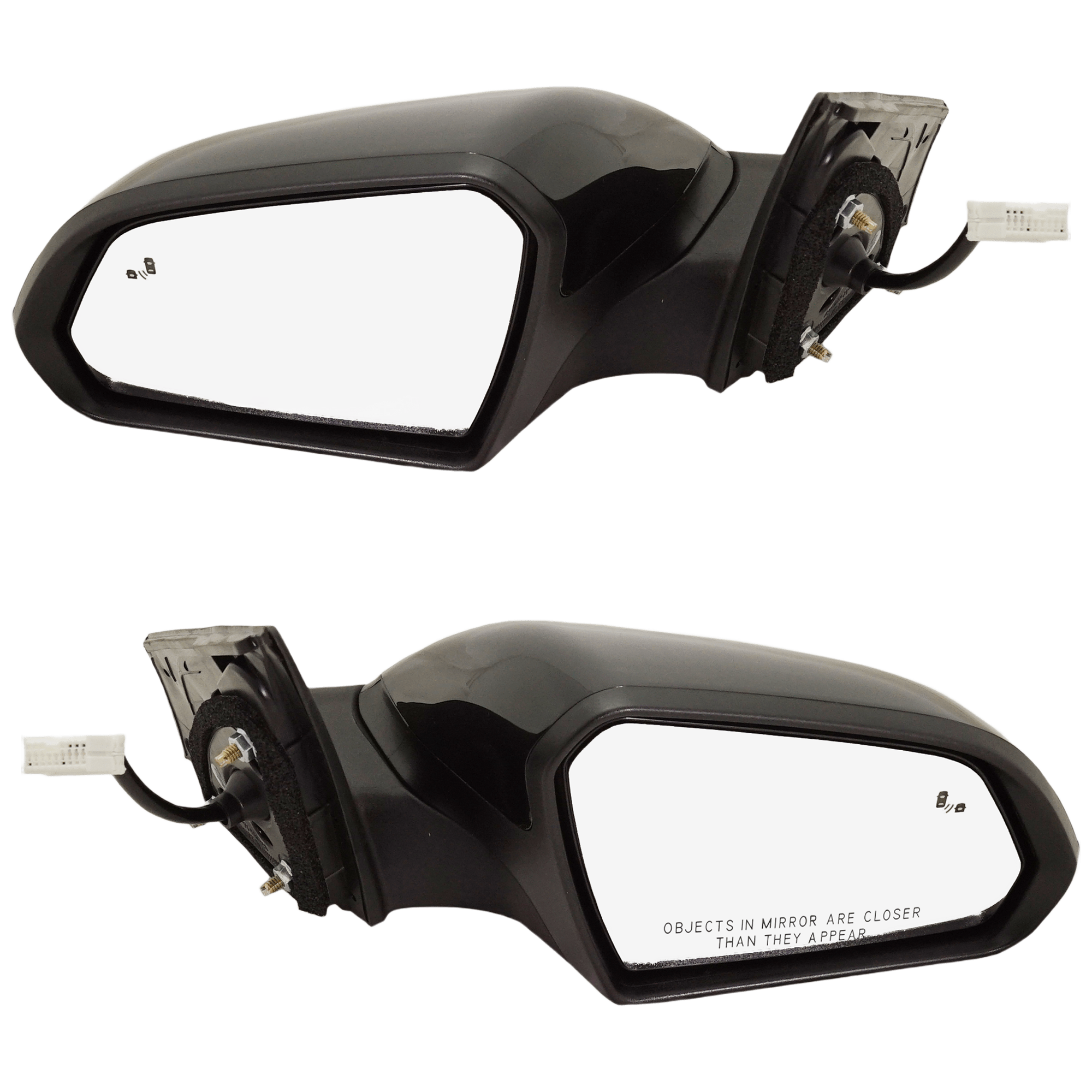 AM SONATA 18-19 MIRROR RH AND LH Power Manual Folding Non Heated Paintable w BSD No Memory and Signal Light Exc. Hybrid Model SKU SET JHY79ER Partslink HY1320237 HY1321237 OEM 87610C2620-87620C2580