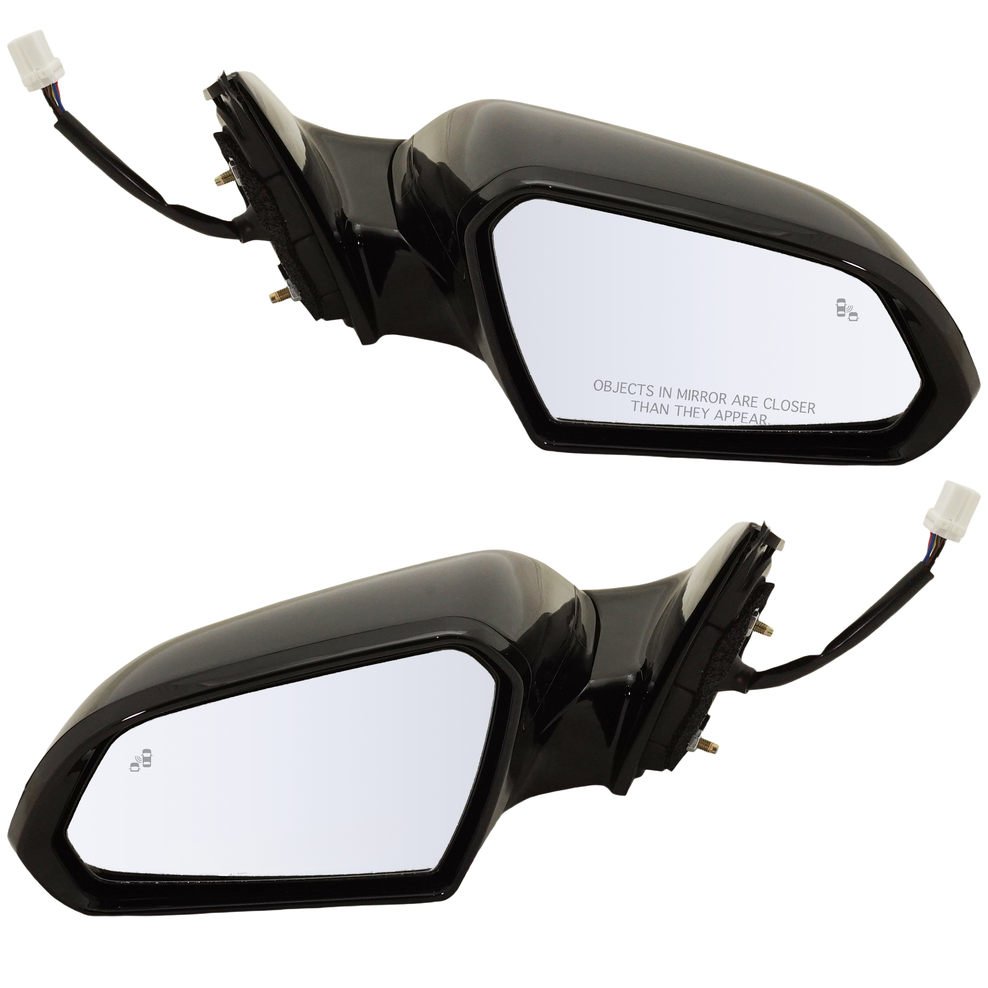 AM SONATA 18-19 MIRROR RH AND LH Power Manual Folding Heated Paintable w BSD and Signal Light No Memory Exc. Hybrid Model SKU SET JHY81ER S Partslink HY1320239 HY1321239 OEM 87610C2560-87620C2560