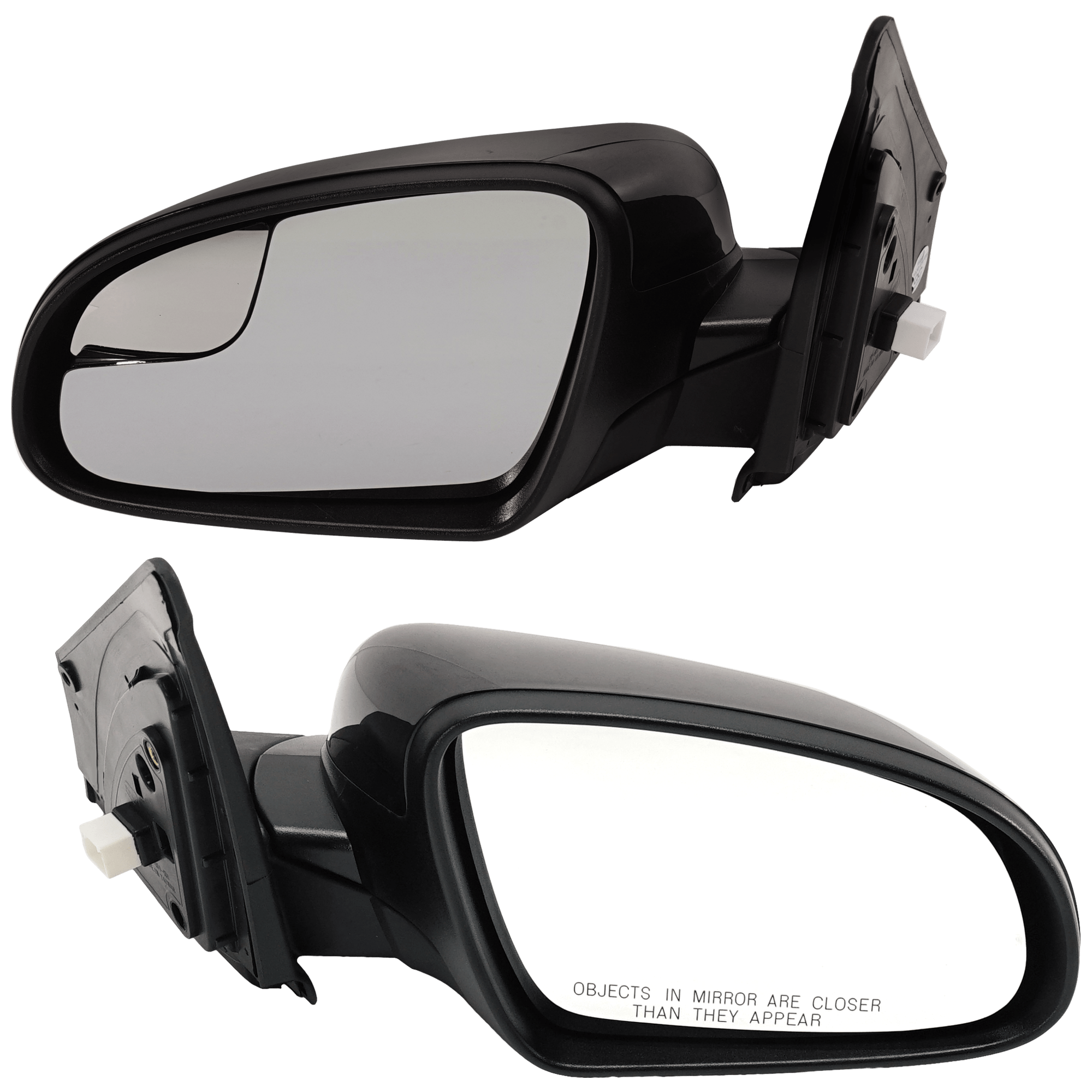 AM KONA 18-22 MIRROR RH AND LH Power Manual Folding Non Heated Paintable SKU SET JHY98ER Partslink HY1320256 HY1321256 OEM 87610J9100MZH 87620J9100MZH