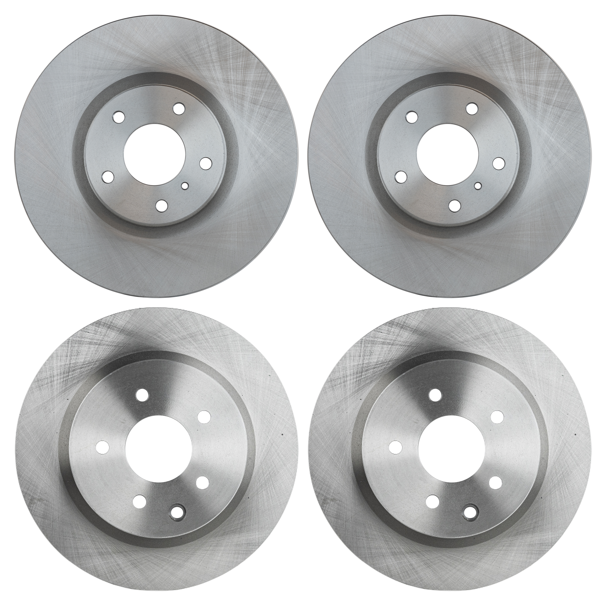 AM G35-05-08 MAXIMA 09-23 FRONT AND REAR BRAKE DISC 4 Wheel Set SKU SET JI27110001-4 A OEM 40206CA010-40206EG000-43206EG0