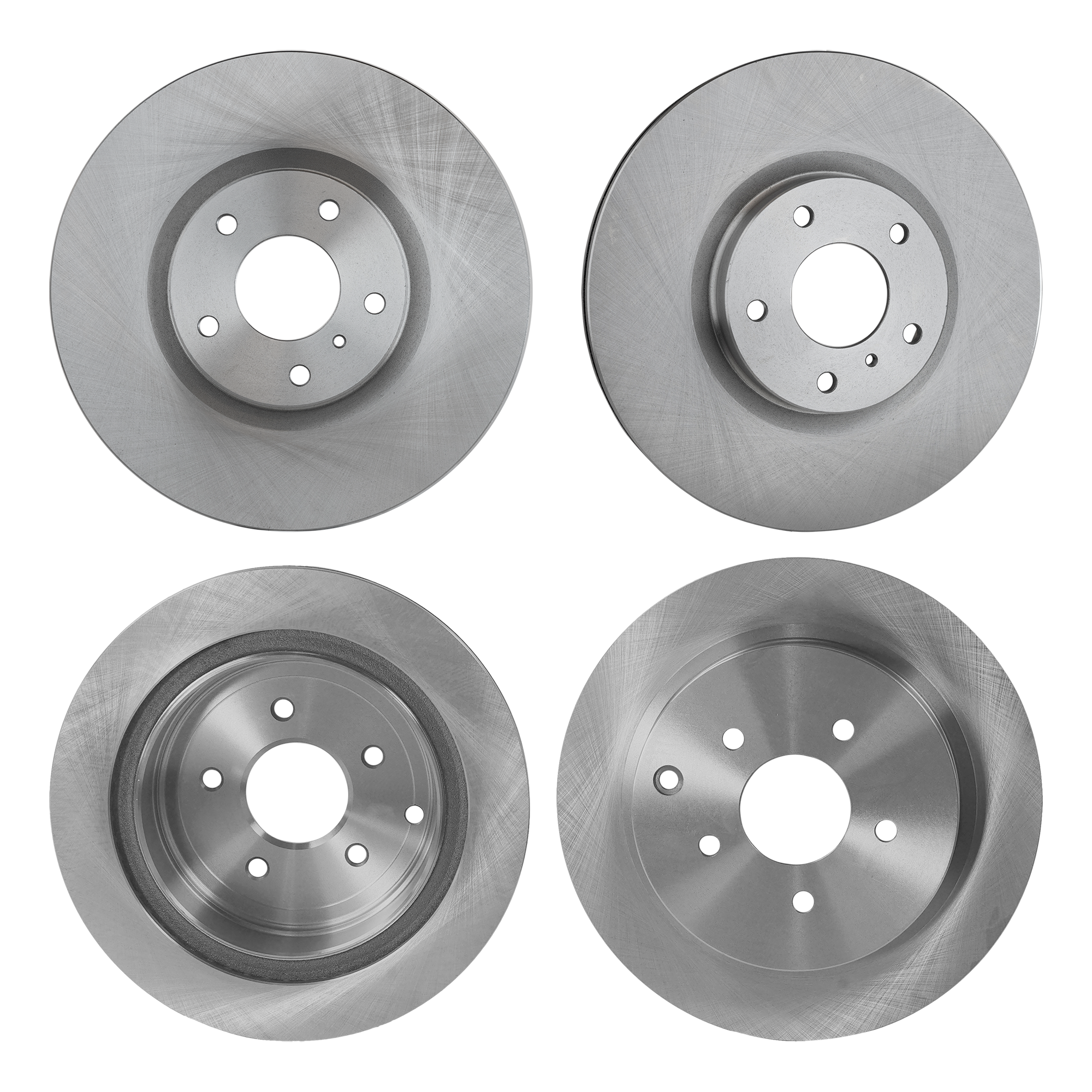 AM FX35 FX45-03-05 Q70-14-19 FRONT AND REAR BRAKE DISC 4 Wheel Set SKU SET JI27110001-4 C OEM 40206CA010-40206EG000-43206WL0