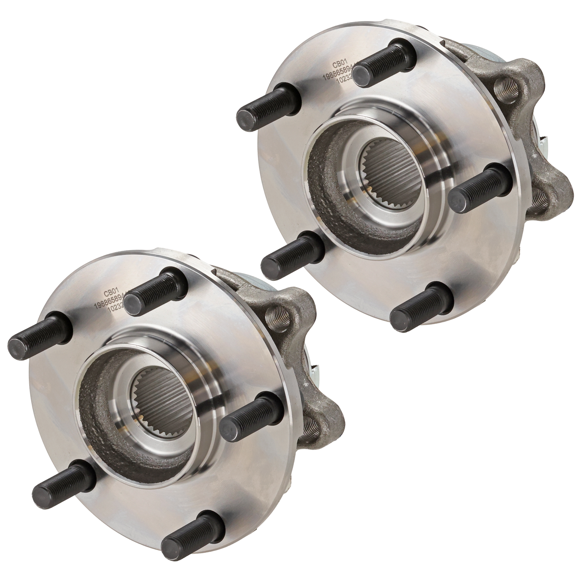 AM FX35-03-08 FRONT HUB ASSEMBLY RH AND LH 4 Wheel ABS RWD SKU SET JI28370001-2