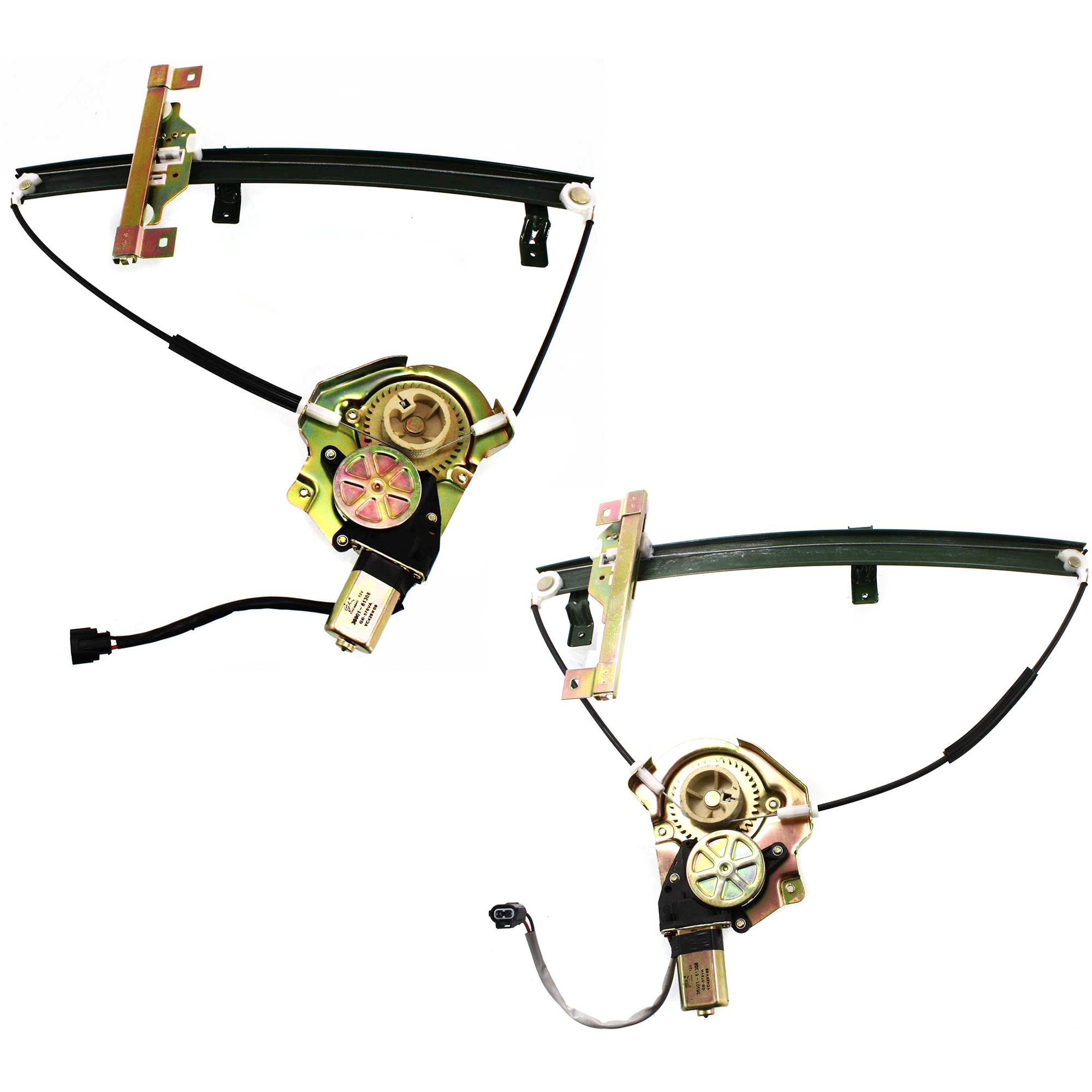 AM PASSPORT RODEO 94-97 FRONT WINDOW REGULATOR RH AND LH Power With Motor SKU SET JI462905 Partslink IZ1350105 IZ1351105 OEM 8971658792-8971658802