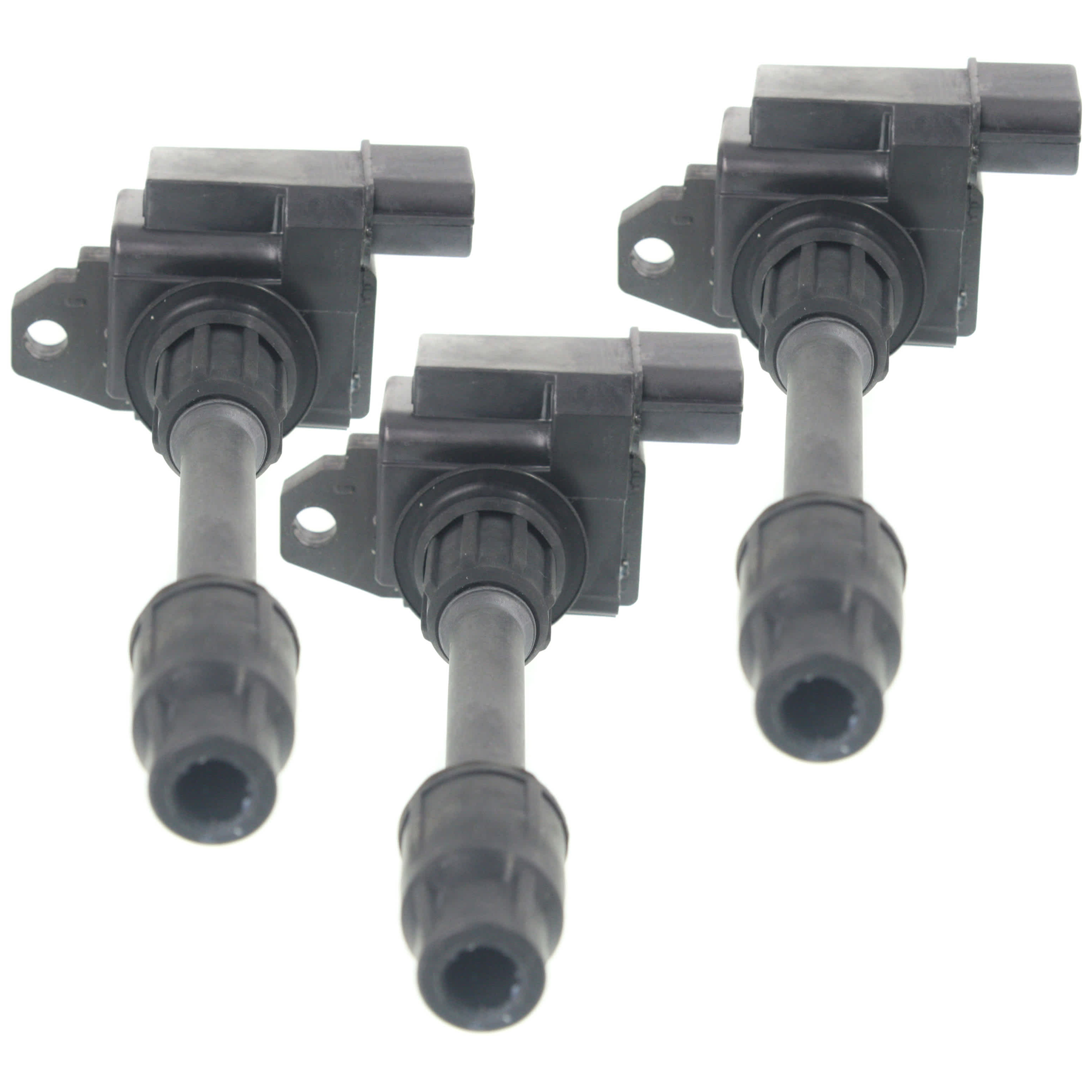 AM I30 MAXIMA 00-00 IGNITION COIL Set of 3 Front 2 Volts Pin Terminal Direct Ignition Mounting Location SKU SET JI504605-3