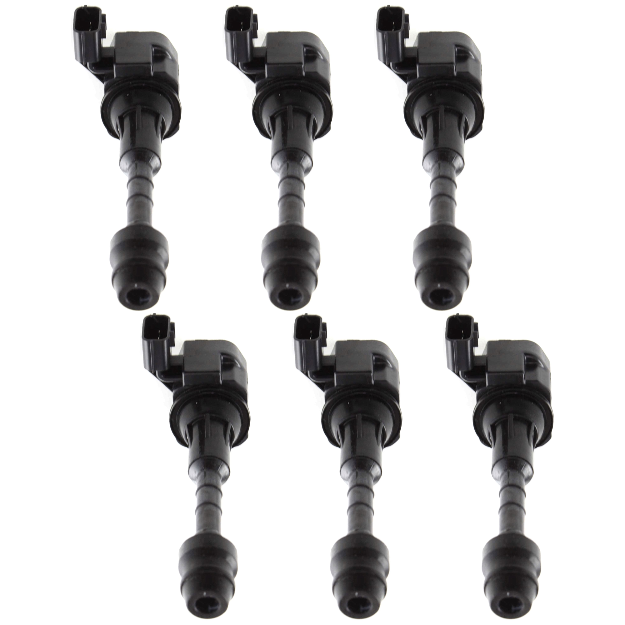 AM FX35-03-08 M45-09-09 IGNITION COIL Set of 6-12 Volts Blade Type 3 Prong Male Terminal SKU SET JI504606-6