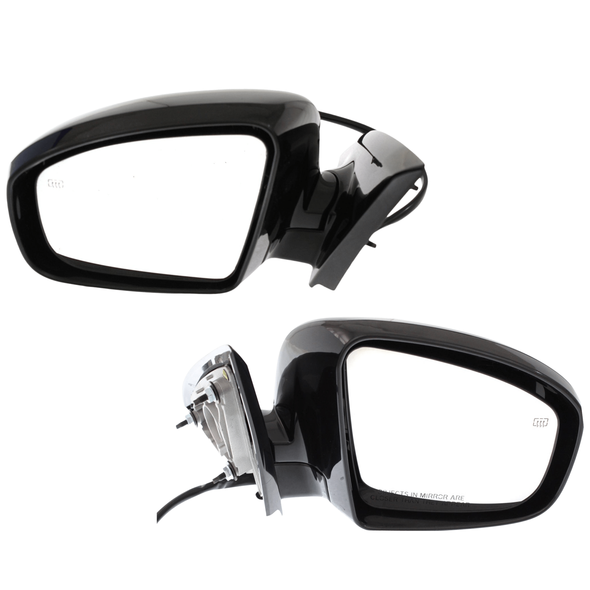 AM QX60-14-15 MIRROR RH AND LH Power Power Folding Heated Paintable w Memory w o Around View Monitor From 8-13 Exc. Hybrid Model SKU SET JIN03ER Partslink IN1320134 IN1321134 OEM 963013JA9C PFM 963023JA9C PFM