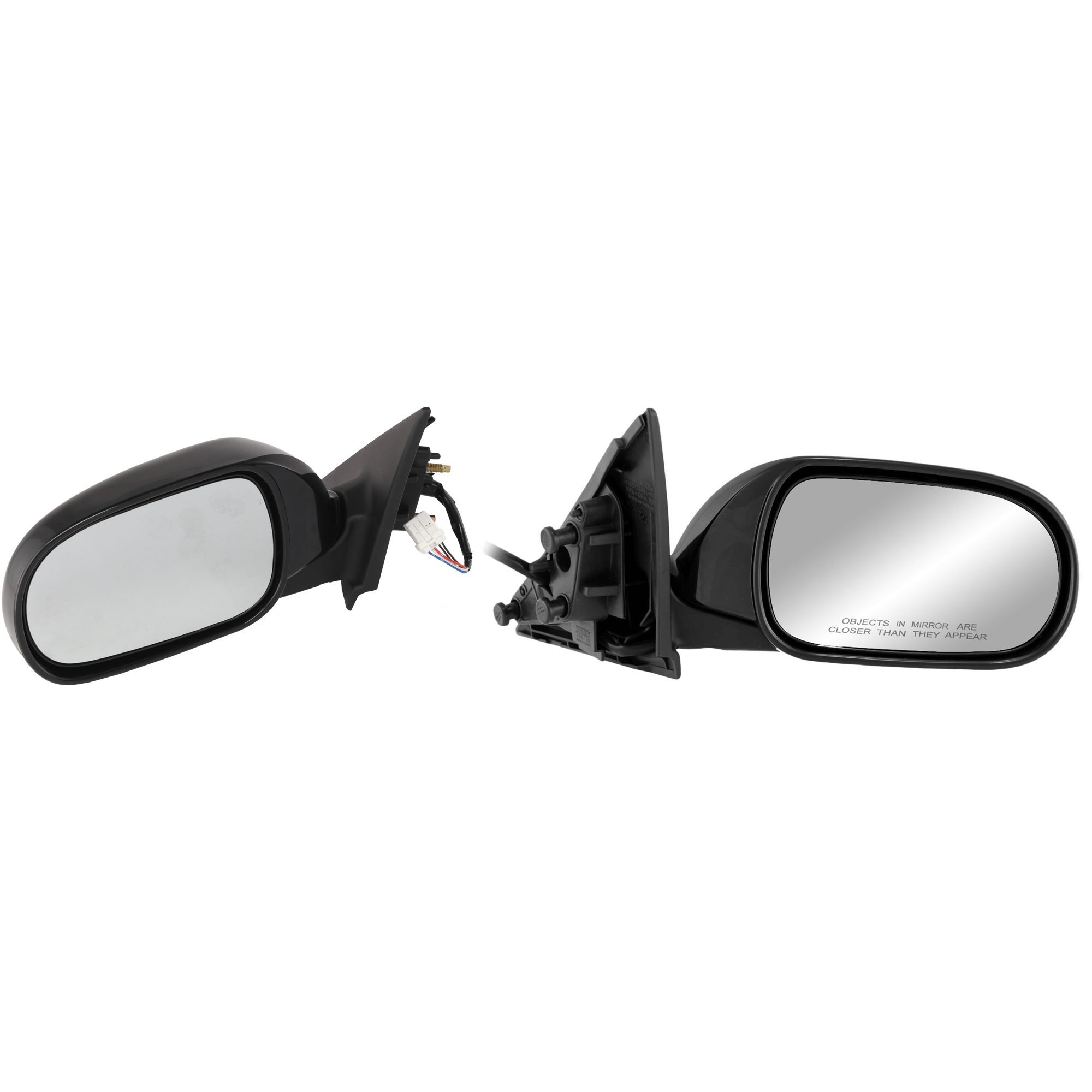 AM G35-03-06 MIRROR RH AND LH Power Heated Manual Folding Paintable Sedan SKU SET JIN11ER Partslink IN1300104 IN1321104 OEM K6301AM705 K6302AM705
