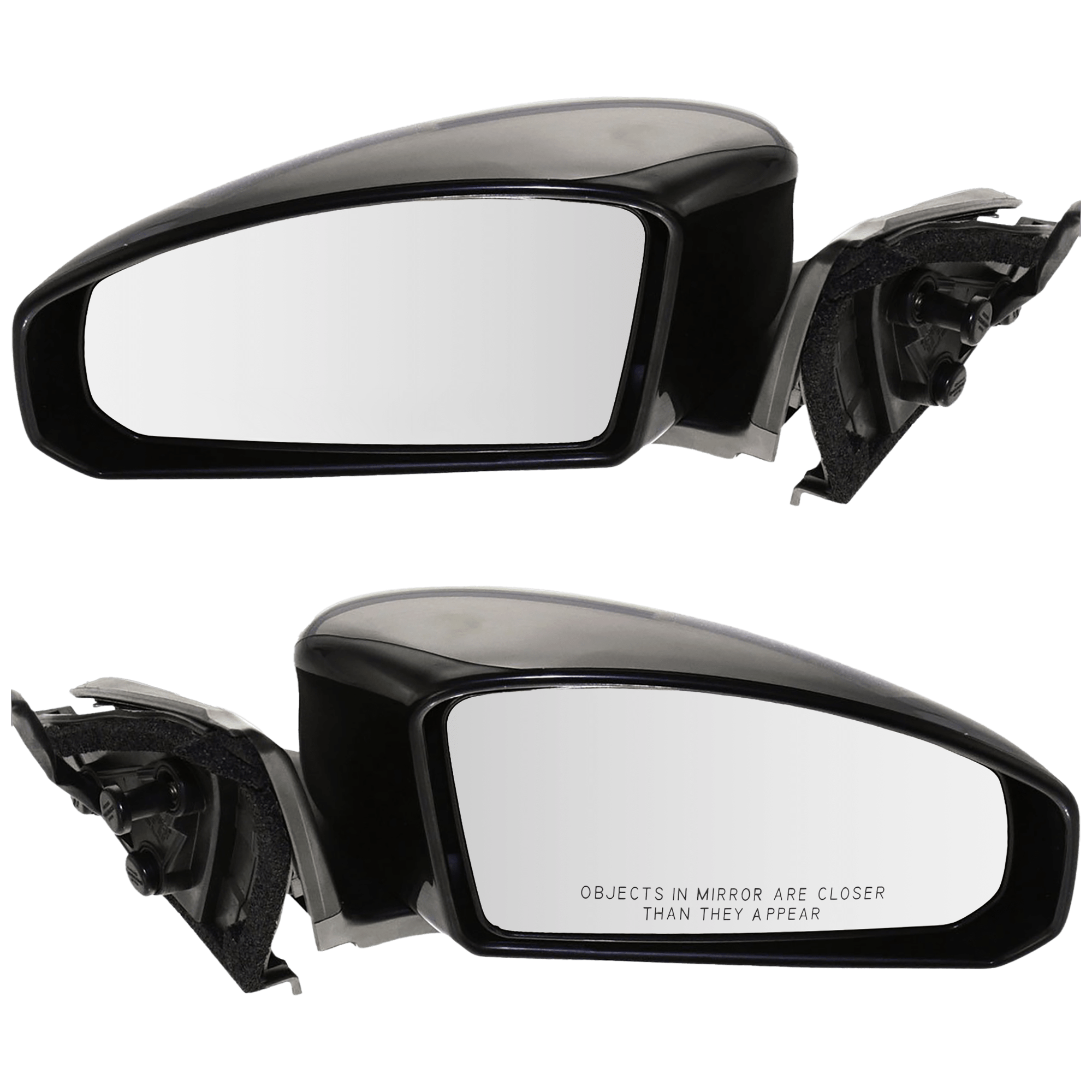 AM G35-03-07 MIRROR RH AND LH Power Non Heated Manual Folding Paintable Coupe Base Model SKU SET JIN12ER Partslink IN1320106 IN1321106 OEM K6301AM805 K6302AM805