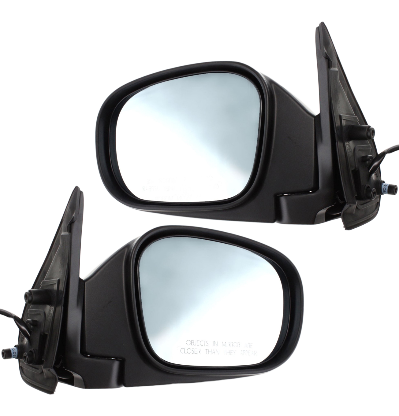 AM QX4-01-03 MIRROR RH AND LH Power Manual Folding Heated Paintable Blue Glass SKU SET JIN19ER Partslink IN1320118 IN1321118 OEM K63014W560 K63024W560
