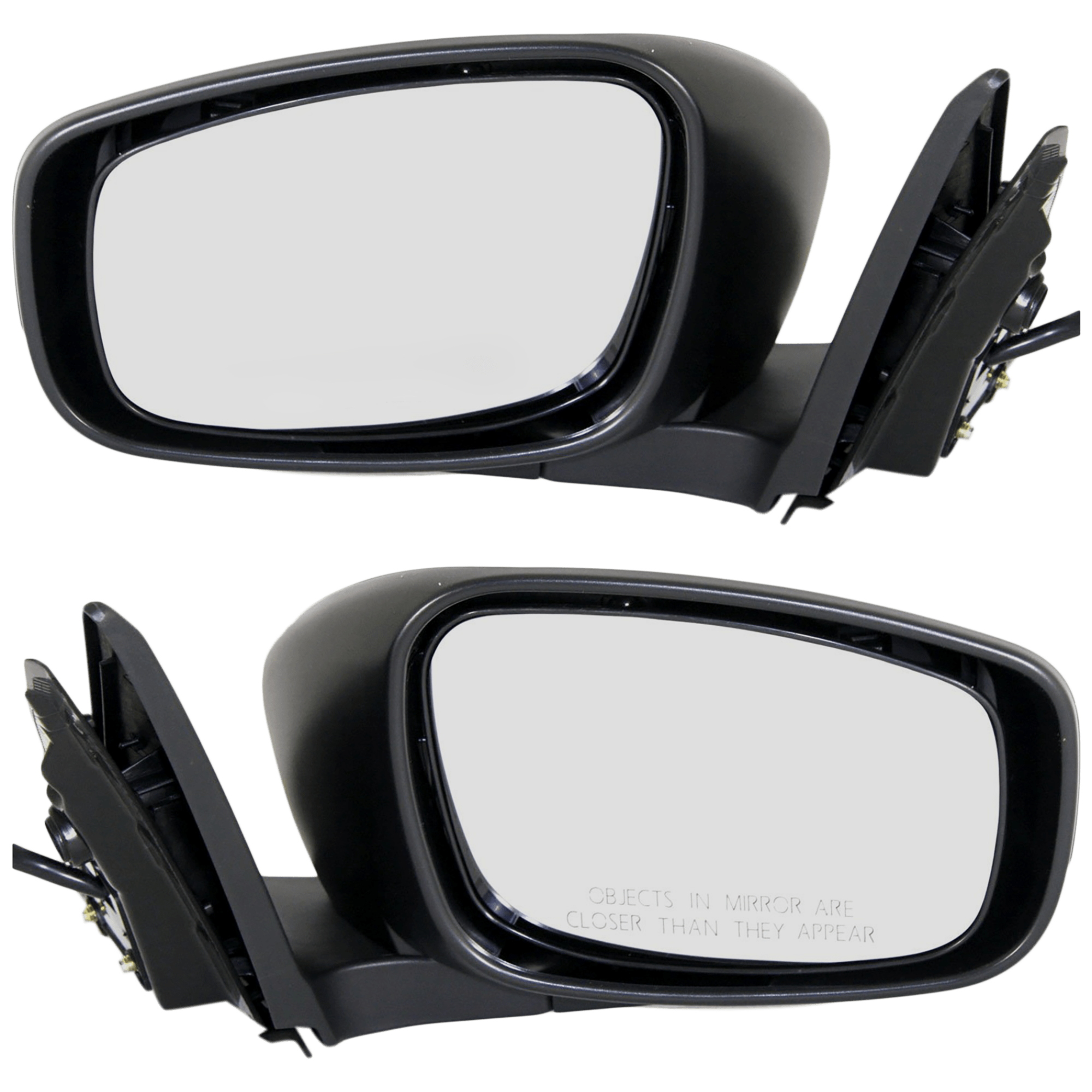 AM G37-08-13 MIRROR RH AND LH Power Heated Manual Folding Paintable Convertible 09-09 w o Premium Package Coupe SKU SET JIN22ER Partslink IN1320113 IN1321113 OEM 96301JK60B PFM 96302JK60B PFM