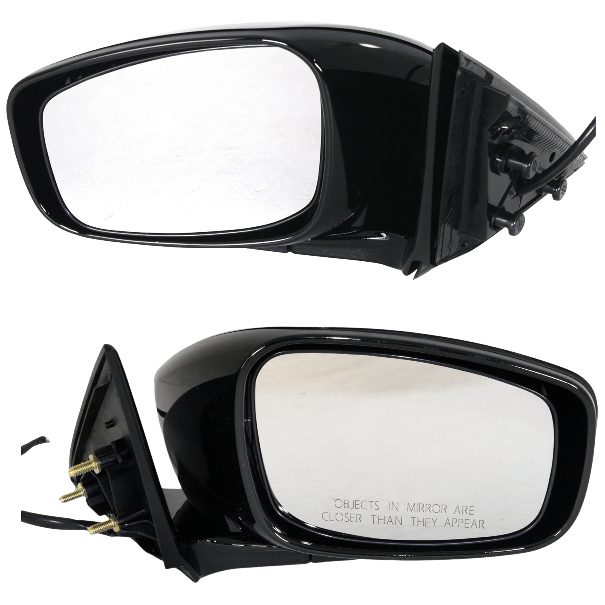 AM G37-09-10 G25-11-12 MIRROR RH AND LH Power Non Heated Manual Folding Paintable Base Model G37 RWD w o Premium Package Sedan SKU SET JIN23ER Partslink IN1320115 IN1321115 OEM 963011NC2A K6373JL00A 963021NC
