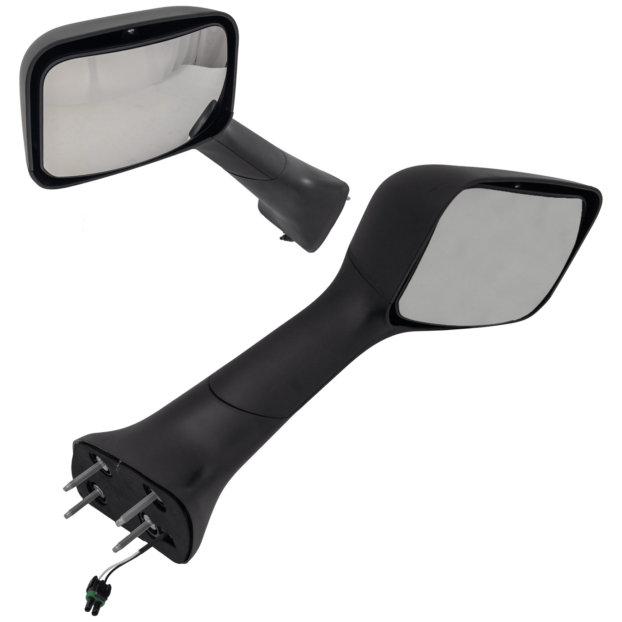 AM INTERNATIONAL LT625-20-24 MIRROR RH AND LH Manual Adjust Manual Folding Heated Paintable Hood Mirror No Auto dimming Blind Spot Detection Signal Light Memory and Puddle Light SKU SET JIN74R HD OEM 3787836C91-3787837C91