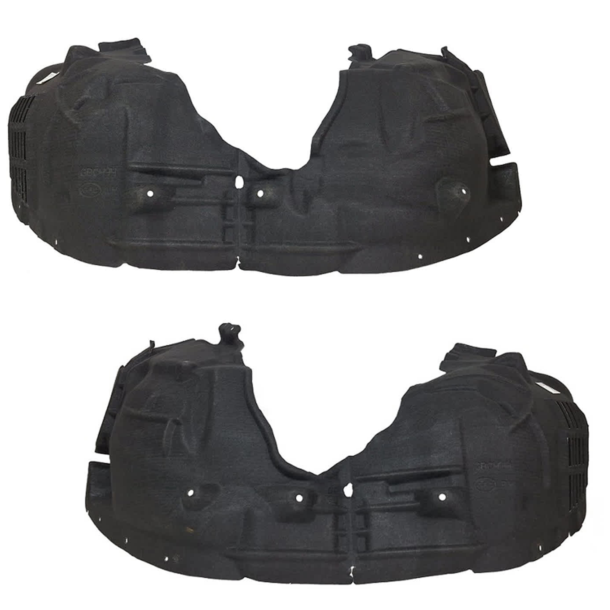 AM GRAND CHEROKEE L 21-23 FRONT FENDER LINER RH AND LH Polyethylene Heat Form Type 1 SKU SET JJ22210033 Partslink CH1248219 CH1249219 OEM 68376700AD 68376701AD