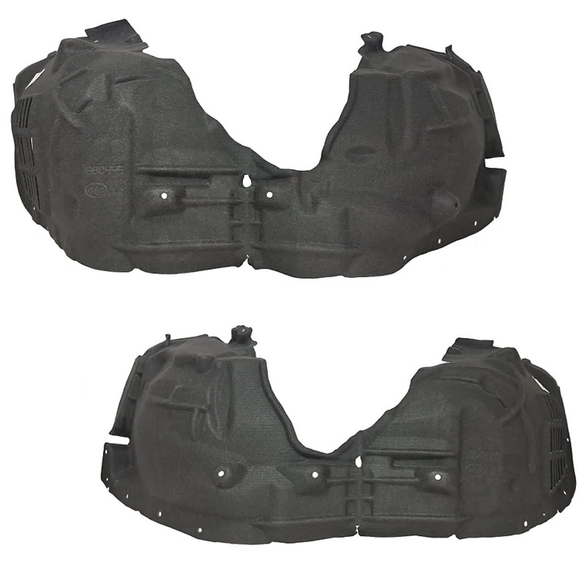 AM GRAND CHEROKEE L 21-23 FRONT FENDER LINER RH AND LH Polyethylene Heat Form Type 2 SKU SET JJ22210035 Partslink CH1248220 CH1249220 OEM 68376704AD 68376705AD