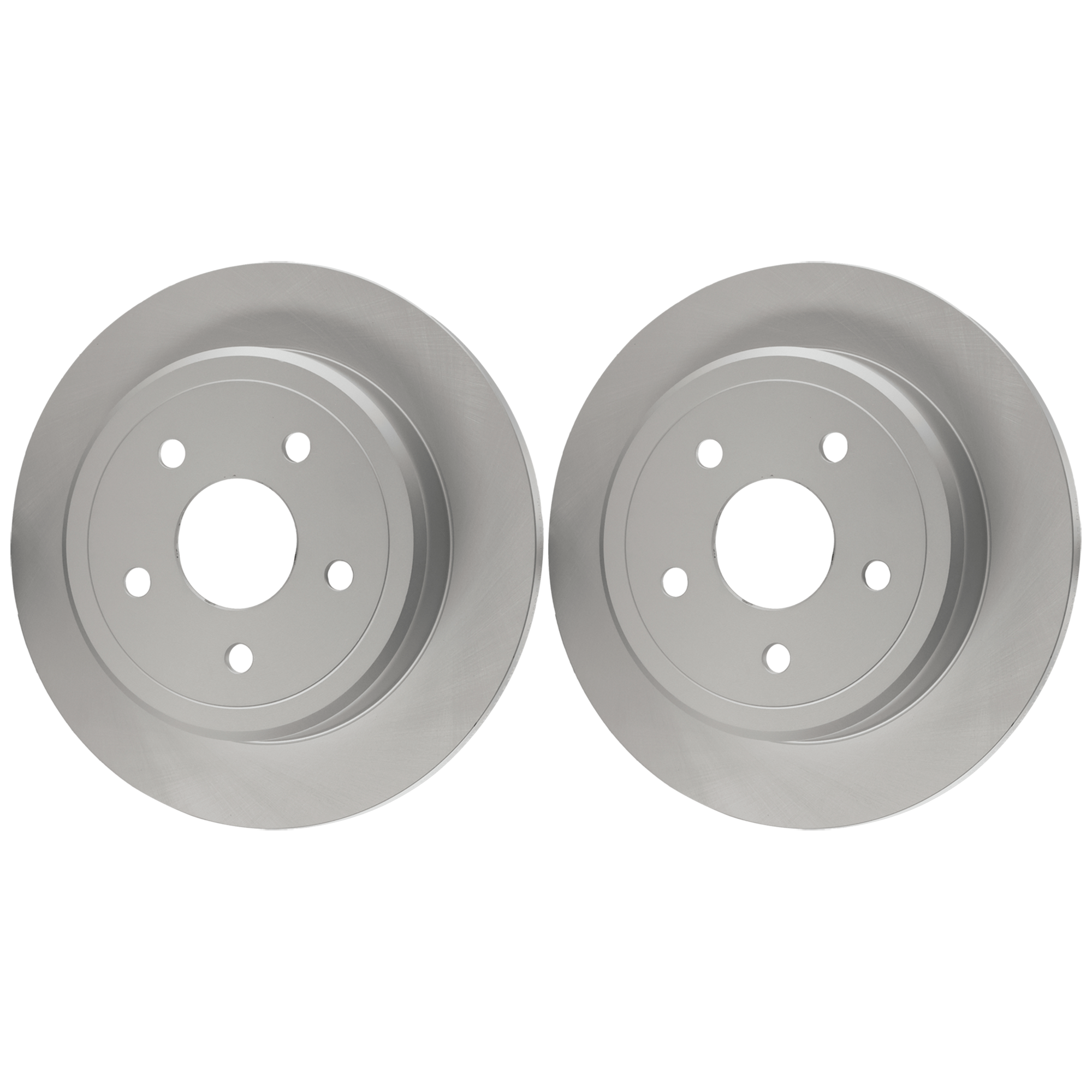 AM GRAND CHEROKEE 05-10 REAR BRAKE DISC RH AND LH Plain Surface G Coated Cast Iron Solid 5 Lugs SKU SET JJ27110011G 2 OEM 52089275AB PFM