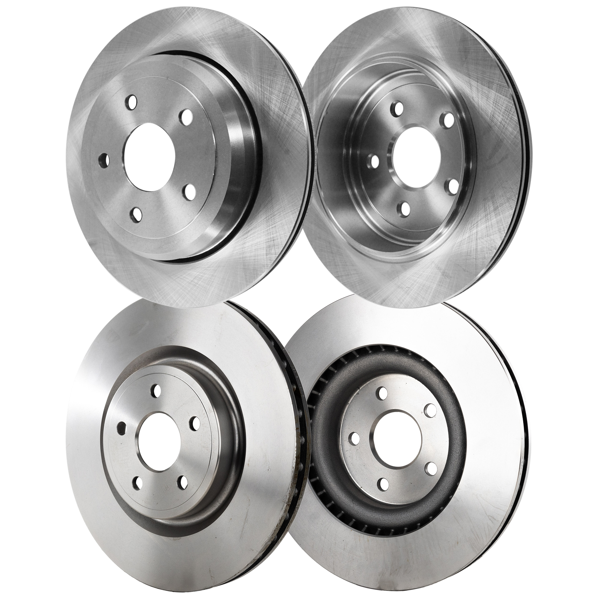 AM DURANGO 17-20 GRAND CHEROKEE 14-15 FRONT AND REAR BRAKE DISC RH AND LH 4 Wheel Set Plain Surface SKU SET JJ27110013-4 B OEM 12158010-43181-63203-850325-60