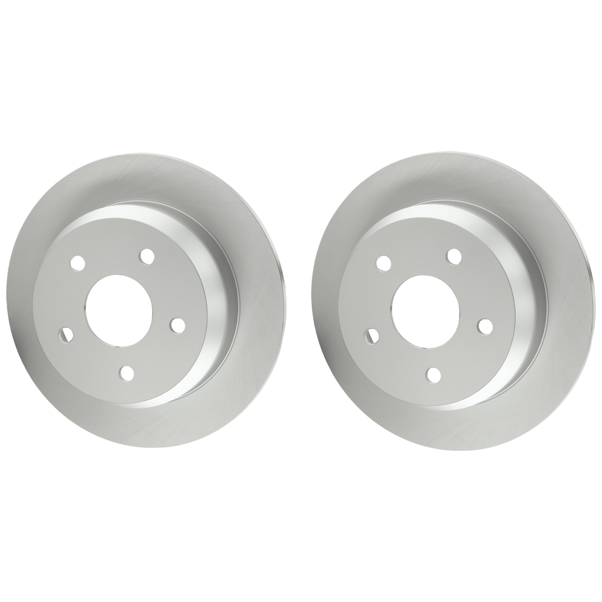 AM GRAND CHEROKEE 99-04 REAR BRAKE DISC RH AND LH Plain Surface G Coated Cast Iron Solid 5 Lugs SKU SET JJ27110016G 2 OEM 52098666 PFM