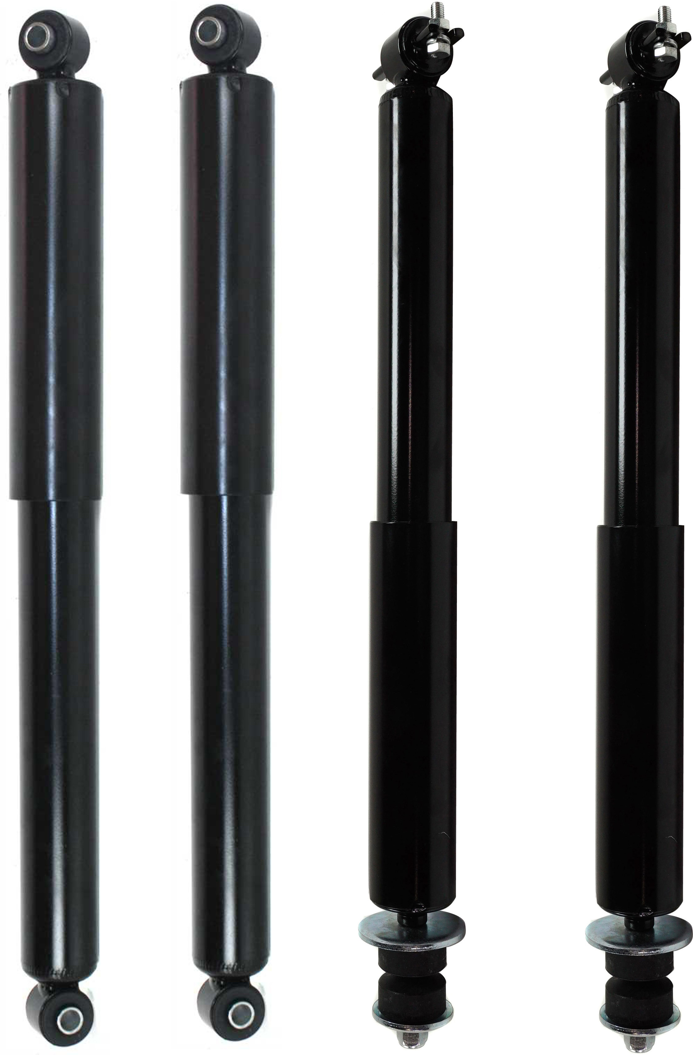 AM GRAND CHEROKEE 99-04 FRONT AND REAR SHOCK RH AND LH Gas Charged Monotube Set of 4 SKU SET JJ280102-4 OEM 52088221-52088221AG