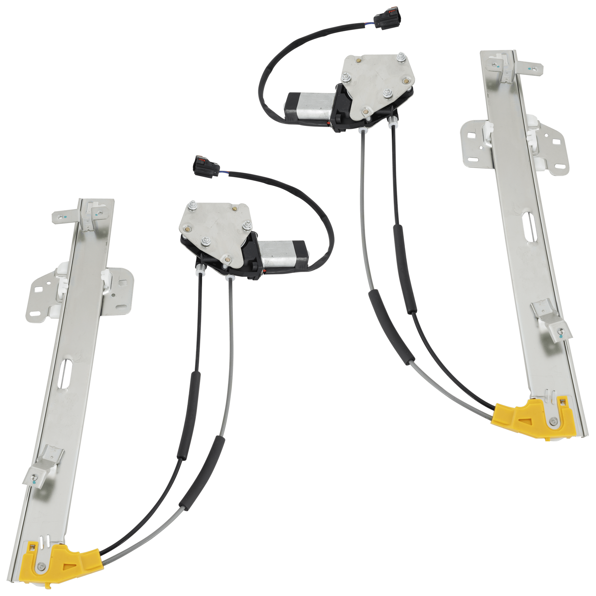 AM CHEROKEE 97-01 FRONT WINDOW REGULATOR RH AND LH Power w Motor 4 Door SKU SET JJ462901 Partslink CH1350137 CH1351137 OEM 55154958AI 55154959AH