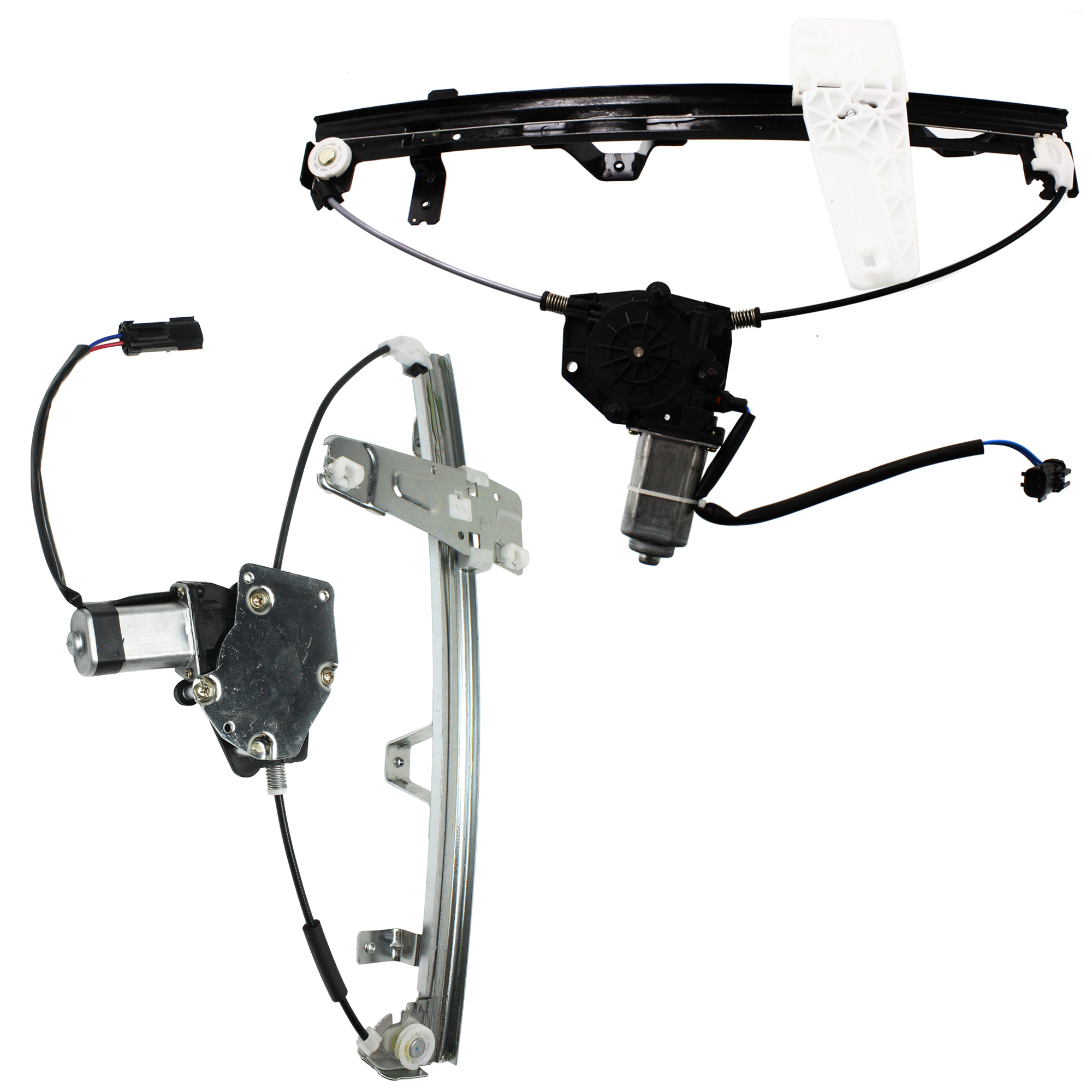 AM GRAND CHEROKEE 00-00 FRONT WINDOW REGULATOR RH AND LH Set of 2 SKU SET JJ462906 Partslink CH1350121 CH1351122 OEM 55076467AG 55363286AE