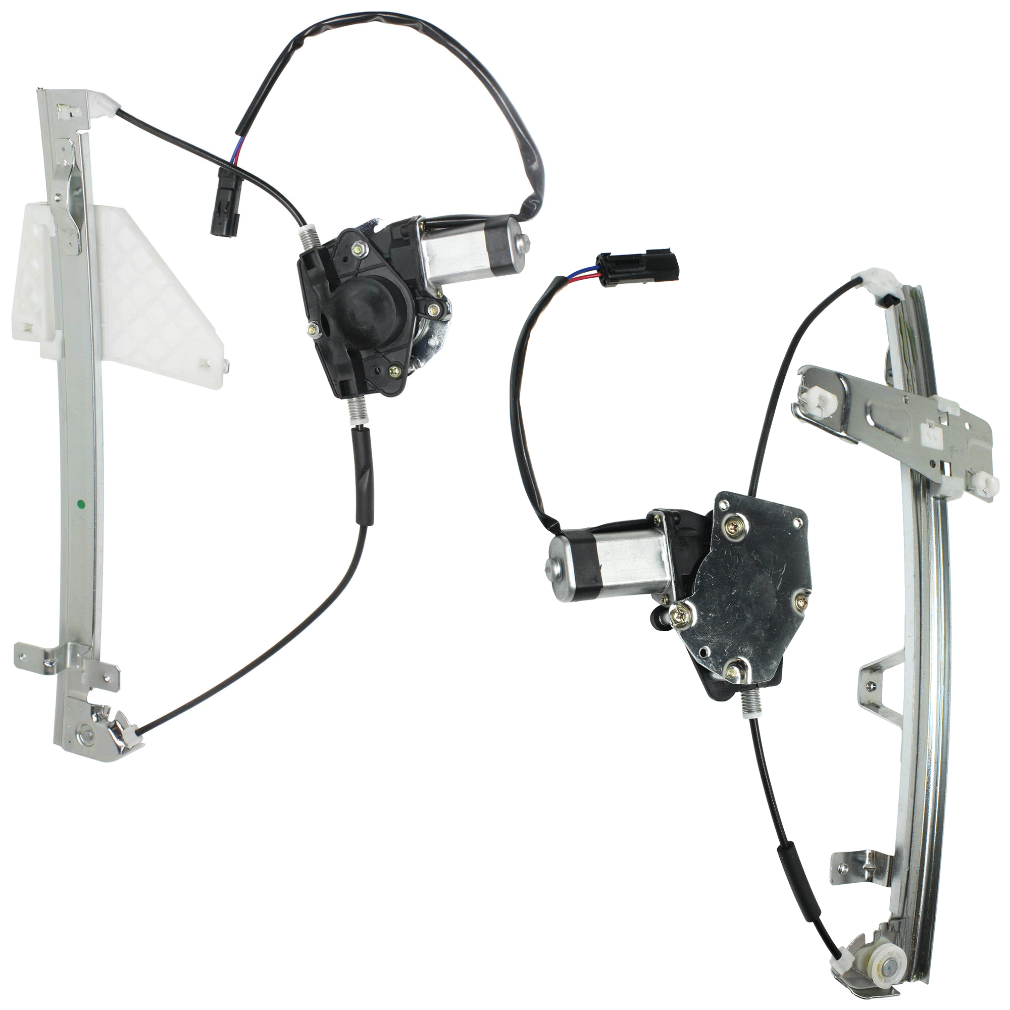AM GRAND CHEROKEE 01-04 FRONT AND REAR WINDOW REGULATOR RH Power w Motor SKU SET JJ462907-2R Partslink CH1351122 CH1551102 OEM 55363284AE 55363286AE