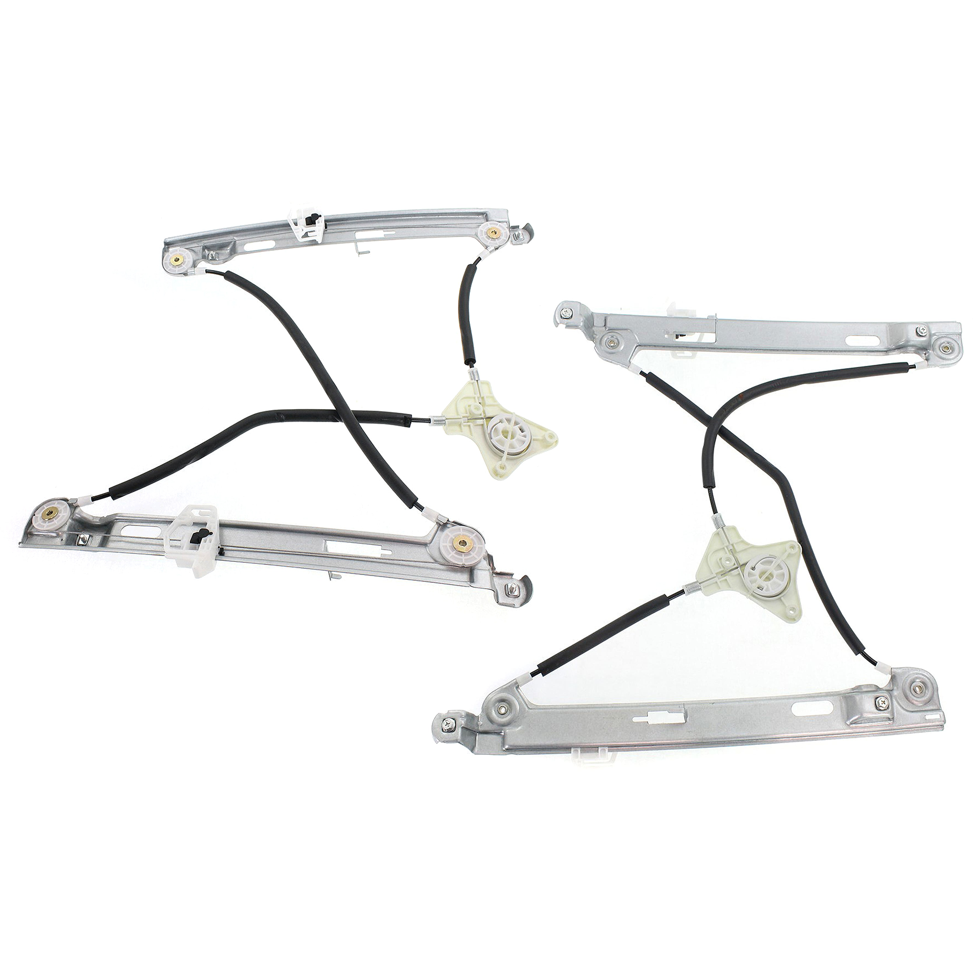 AM PATRIOT 07-17 FRONT WINDOW REGULATOR RH AND LH Power w o Motor SKU SET JJ462917 Partslink CH1350186 CH1351186 OEM 68004422AA 68004423AA
