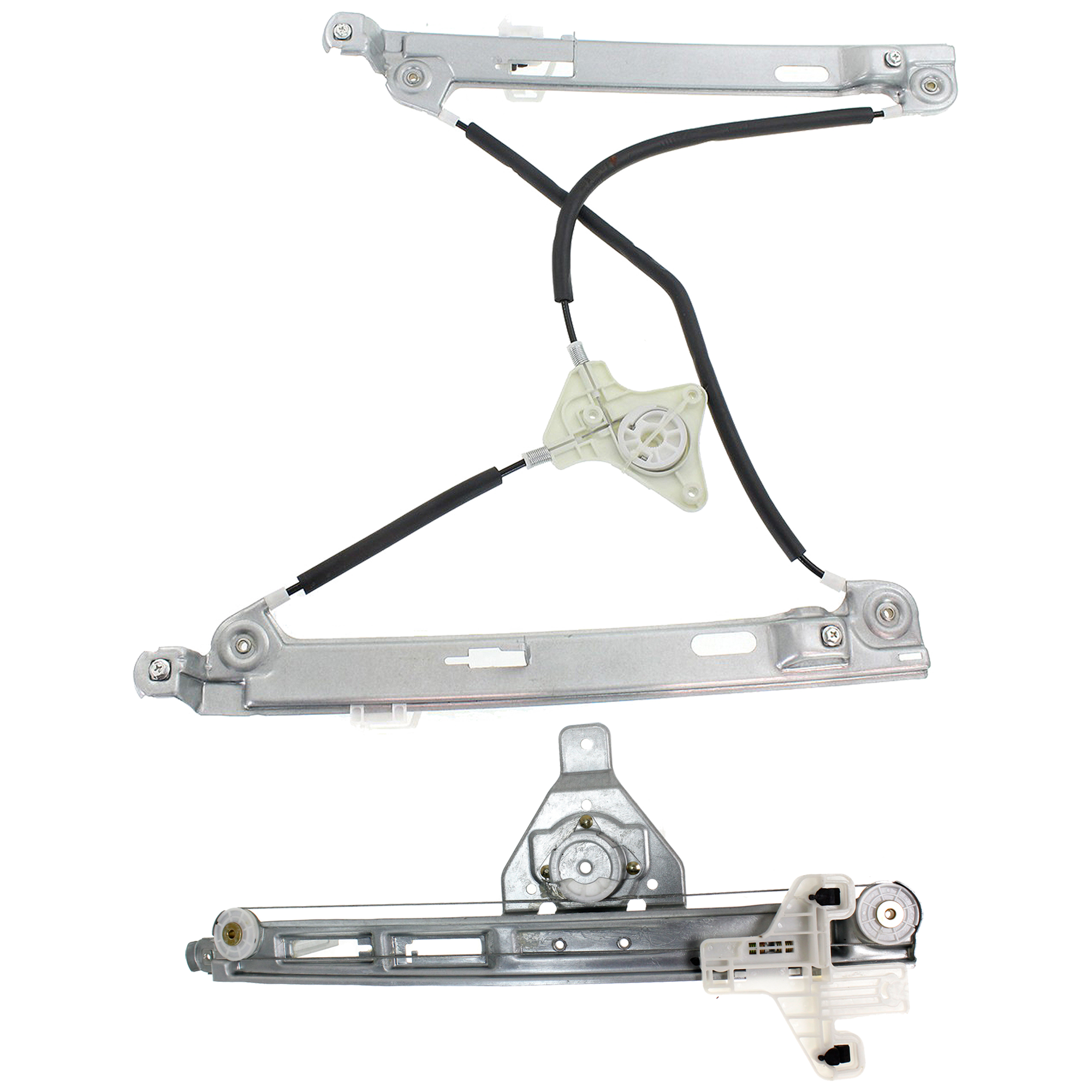 AM PATRIOT 07-17 FRONT AND REAR WINDOW REGULATOR LH Set of 2 Power without Motor SKU SET JJ462918 Partslink CH1350186 OEM 68002893AA 68004423AA