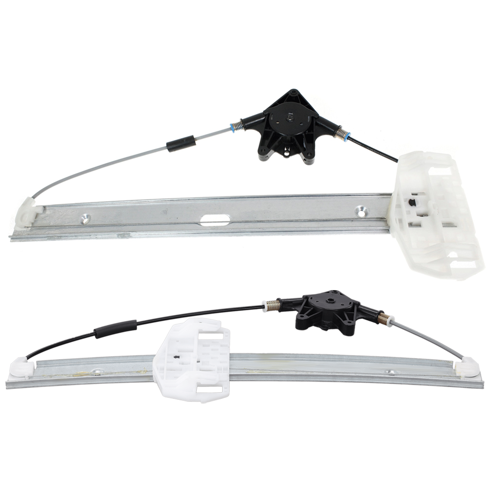 AM WRANGLER 07-17 FRONT AND REAR WINDOW REGULATOR LH Power w o Motor Full Door Type SKU SET JJ462924 Partslink CH1350162 CH1550109 OEM 68014949AA 68014951AA