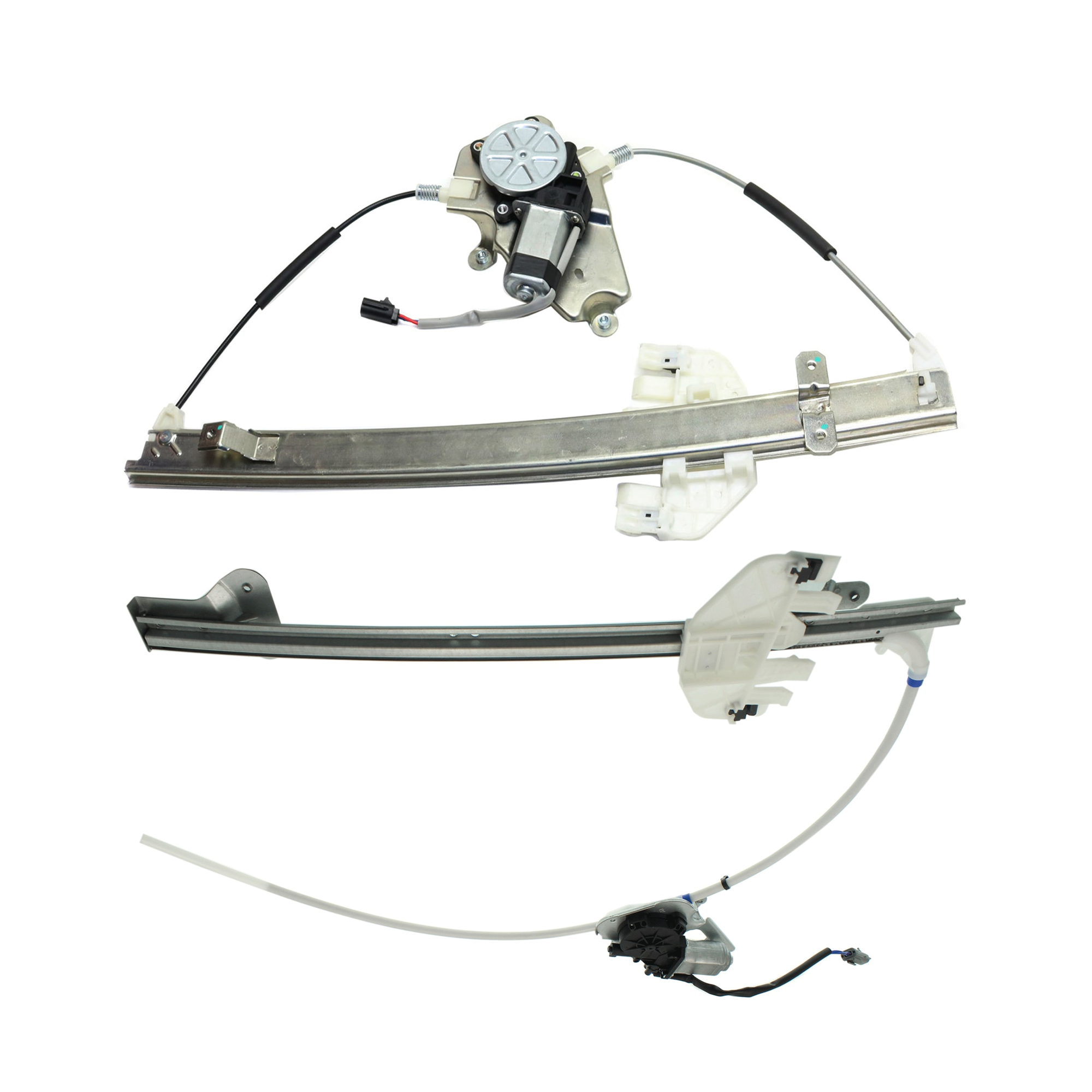 AM LIBERTY 06-07 FRONT WINDOW REGULATOR RH AND LH Power w Motor SKU SET JJ462925 Partslink CH1350156 CH1351156 OEM 4589265AD 4589268AD