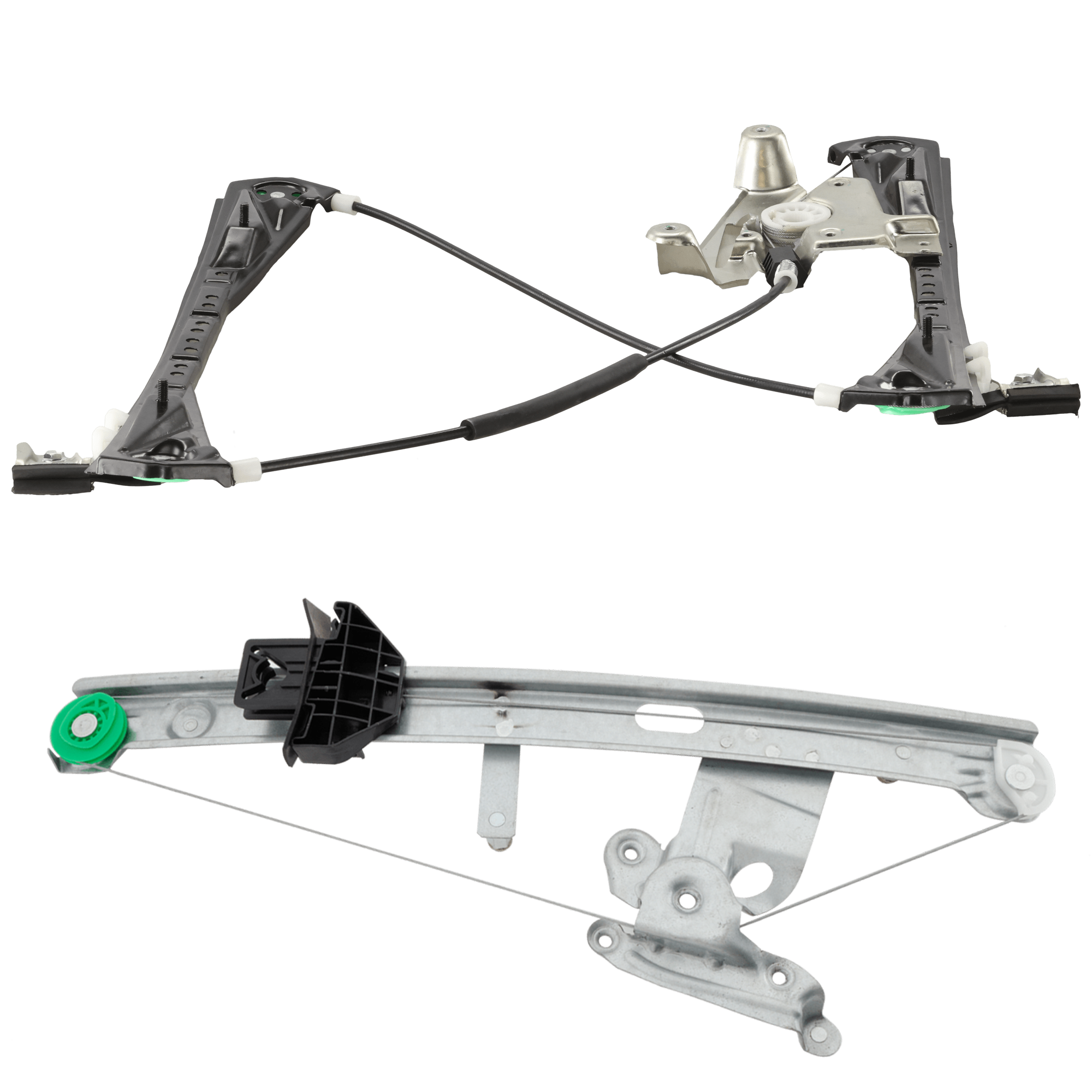 AM S TYPE 02-08 FRONT AND REAR WINDOW REGULATOR RH Power w o Motor From VIN M45255 SKU SET JJ491717 A OEM XR848093 XR848095
