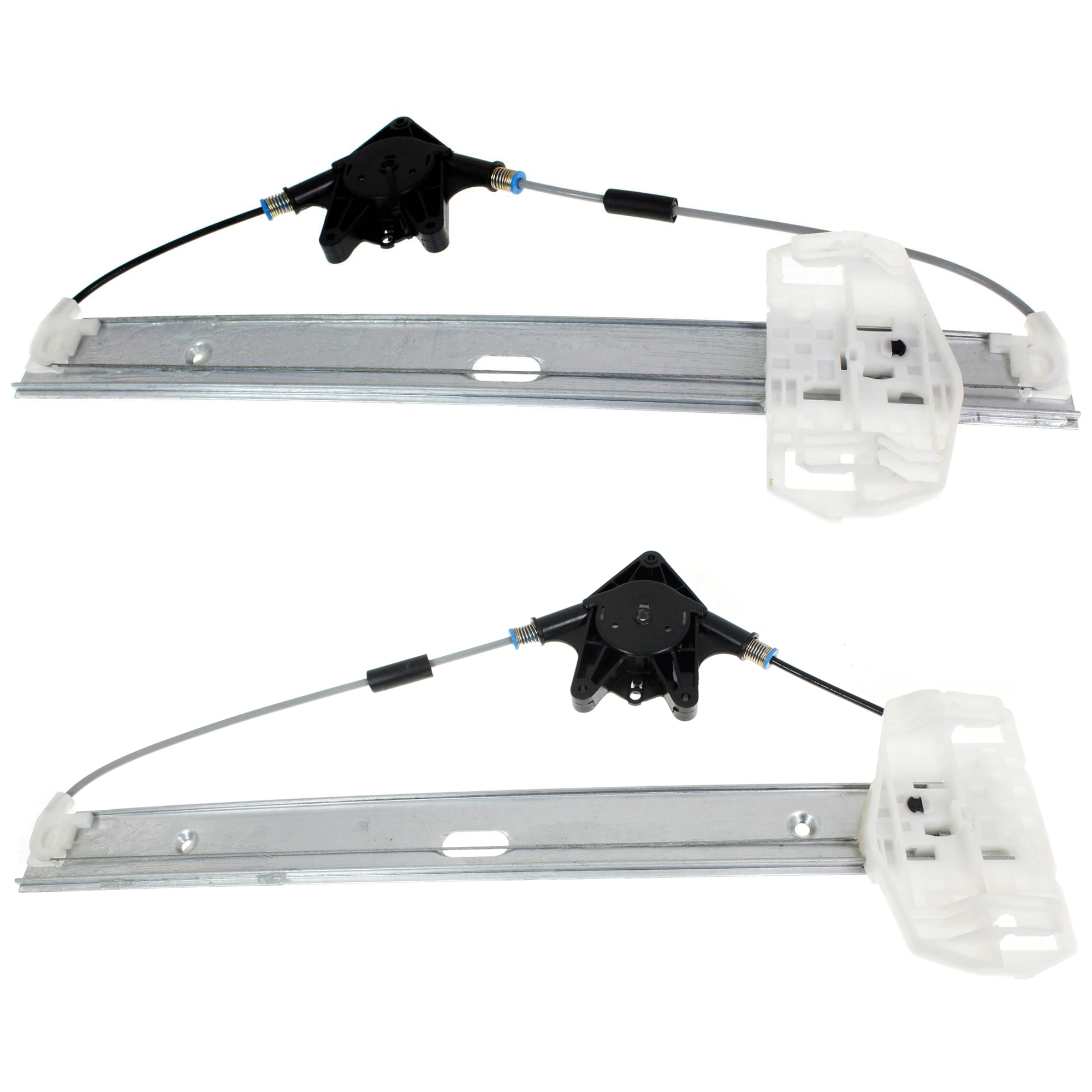AM WRANGLER 07-17 WRANGLER JK 18-18 REAR WINDOW REGULATOR RH AND LH Power w o Motor SKU SET JJ491735 Partslink CH1550109 CH1551109 OEM 68014950AA 68014951AA