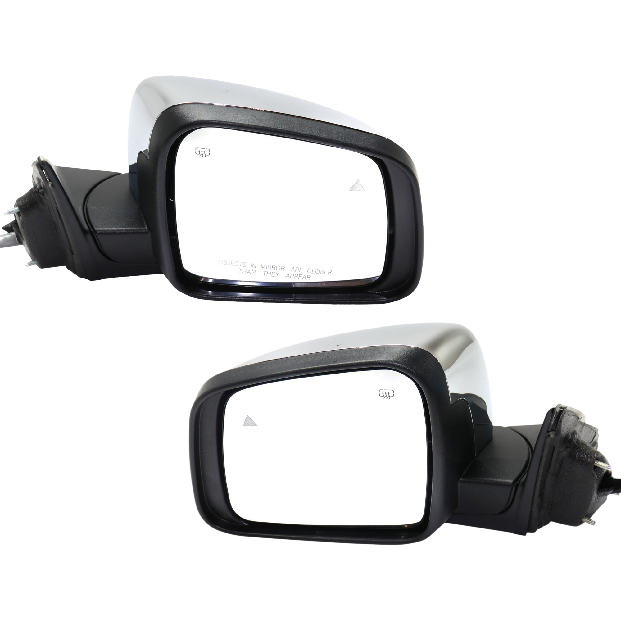 AM GRAND CHEROKEE 14-21 MIRROR RH AND LH Power Power Folding Heated Chrome w BSD Memory Puddle Light and Signal Light No Auto dimming SKU SET JJP07CR S Partslink CH1320416 CH1321416 OEM 68236932AB PFM 68236933AB PFM