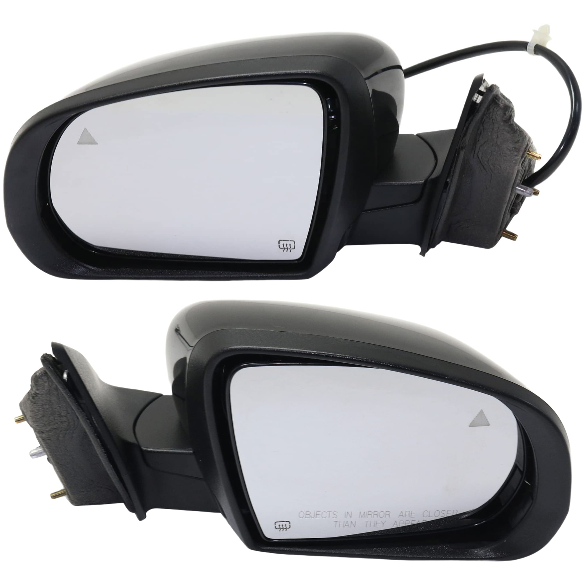 AM CHEROKEE 14-18 MIRROR RH AND LH Power Power Folding Heated Paintable w BSD in Glass and In housing Signal Light No Auto dimming and Memory SKU SET JJP08ER S Partslink CH1320430 CH1321430 OEM 1VF50TZZAD 1VF51TZZAD